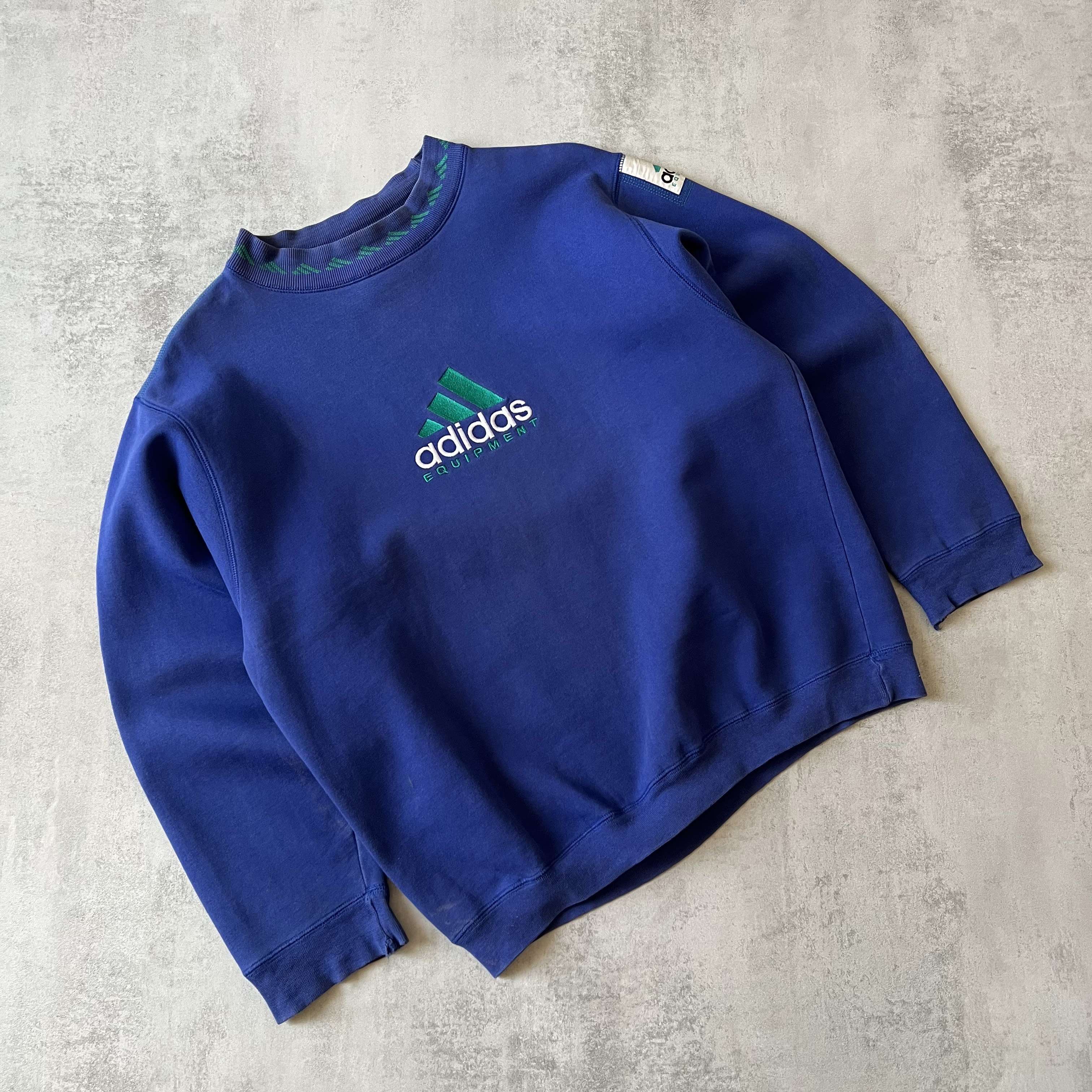 Adidas Equipment 1990s heavyweight embroidered sweatshirt (M)