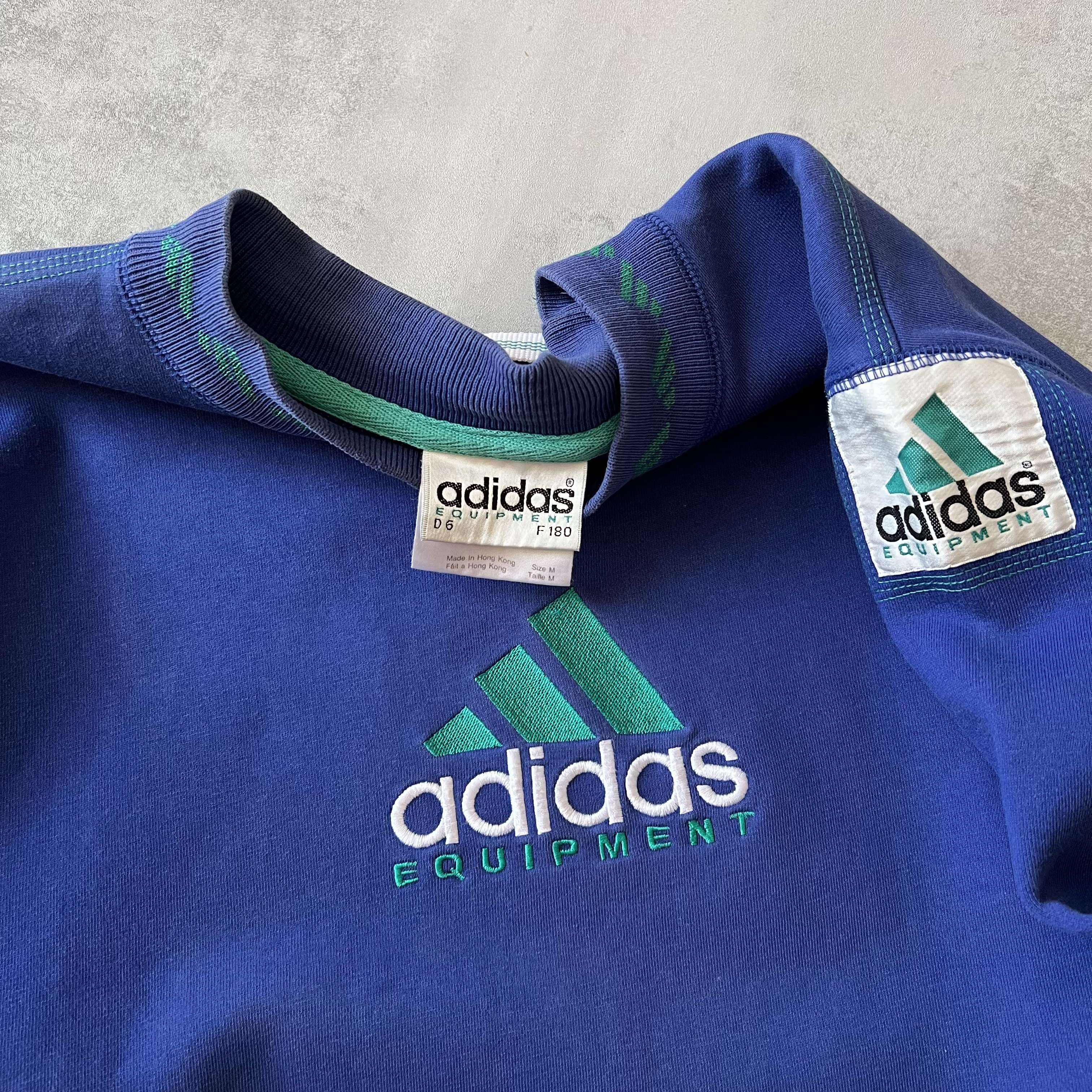 Adidas Equipment 1990s heavyweight embroidered sweatshirt (M)