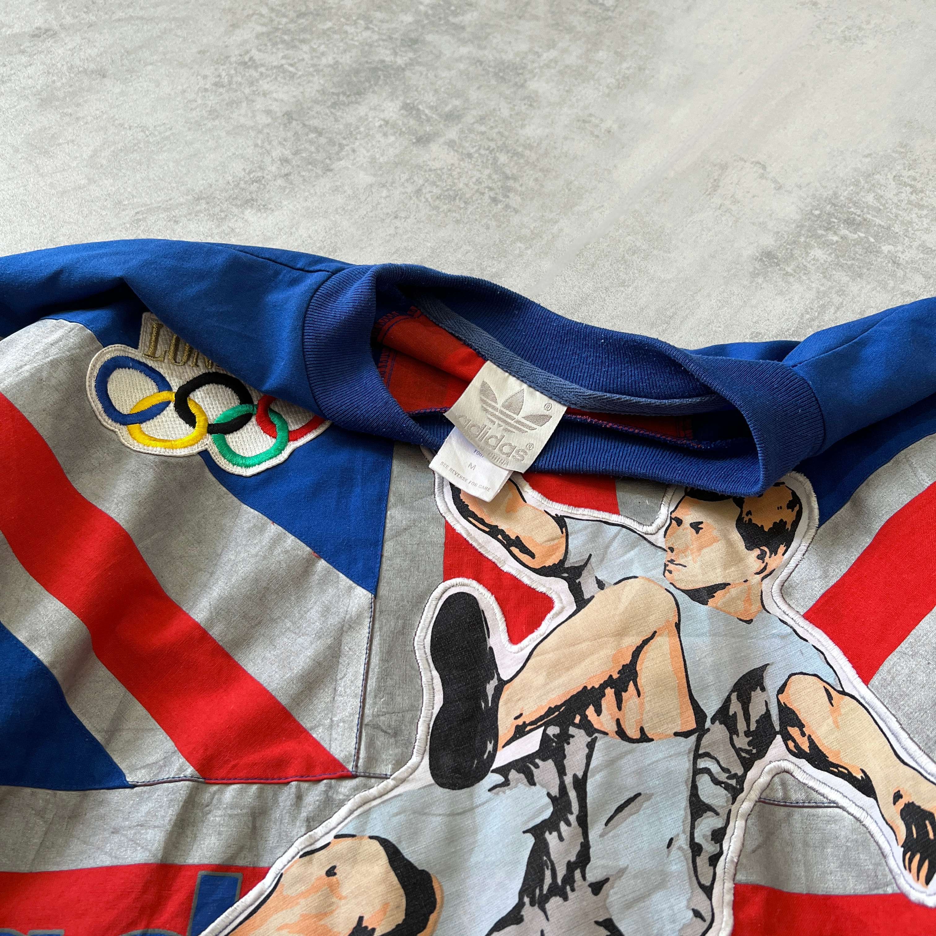 Adidas RARE 1990s 1908 London Olympic crewneck sweatshirt (M)