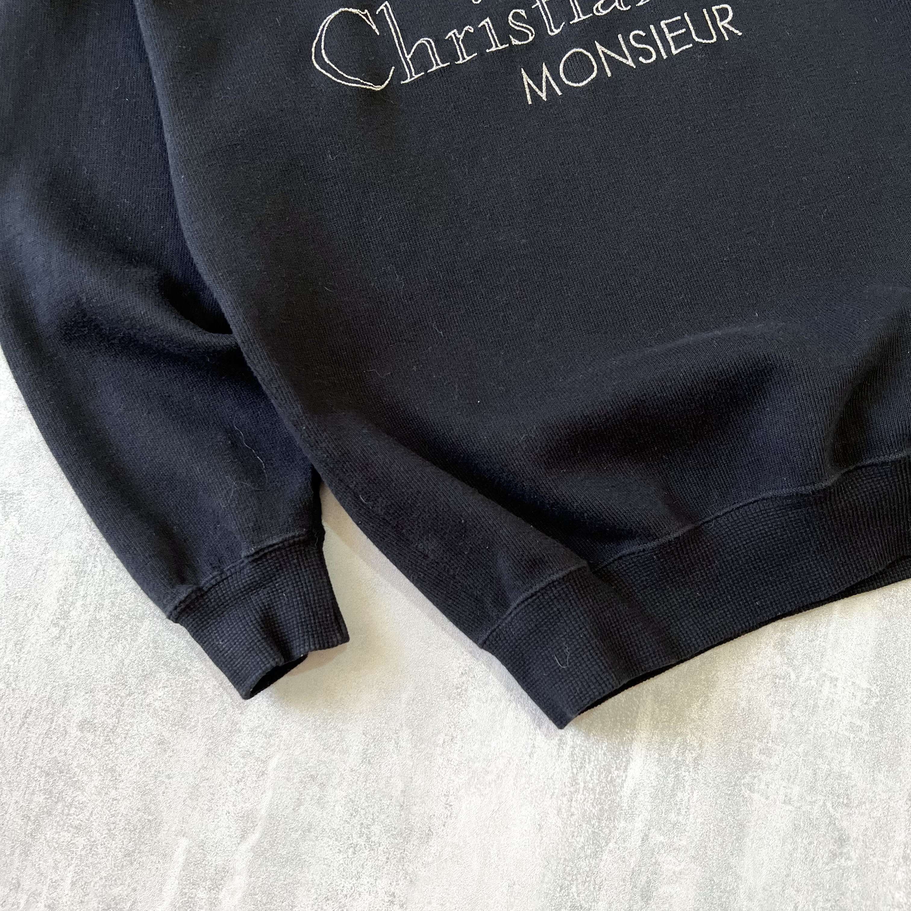 Dior RARE 1990s embroidered sweatshirt (M)
