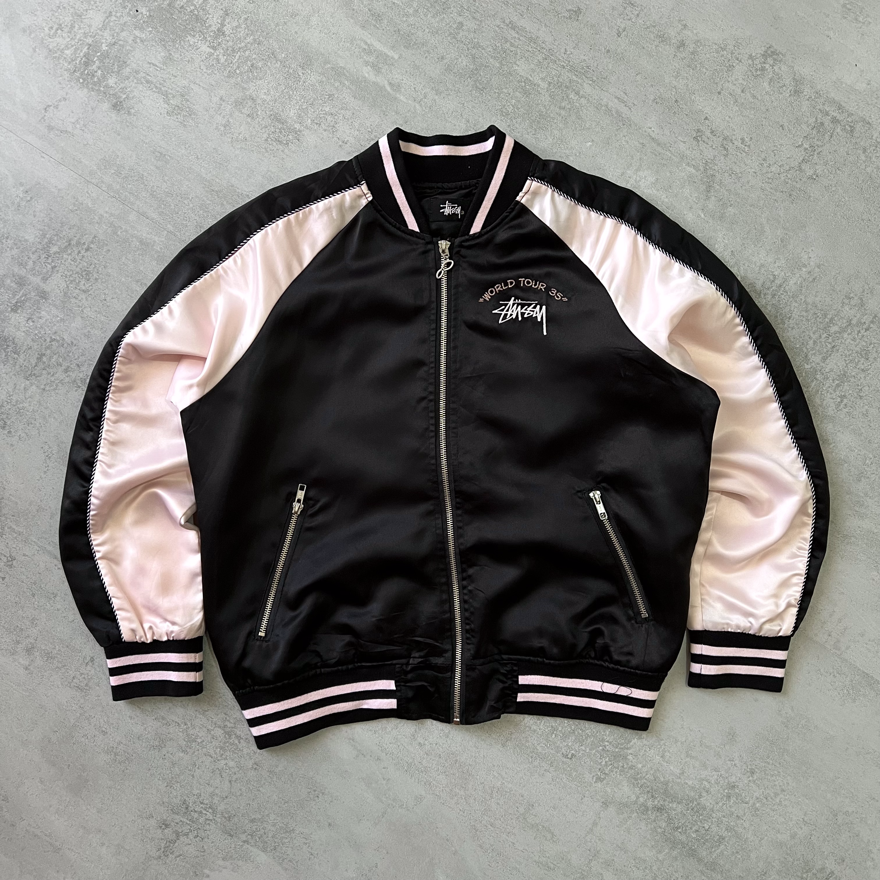 Stussy RARE 2000s varsity jacket (S)