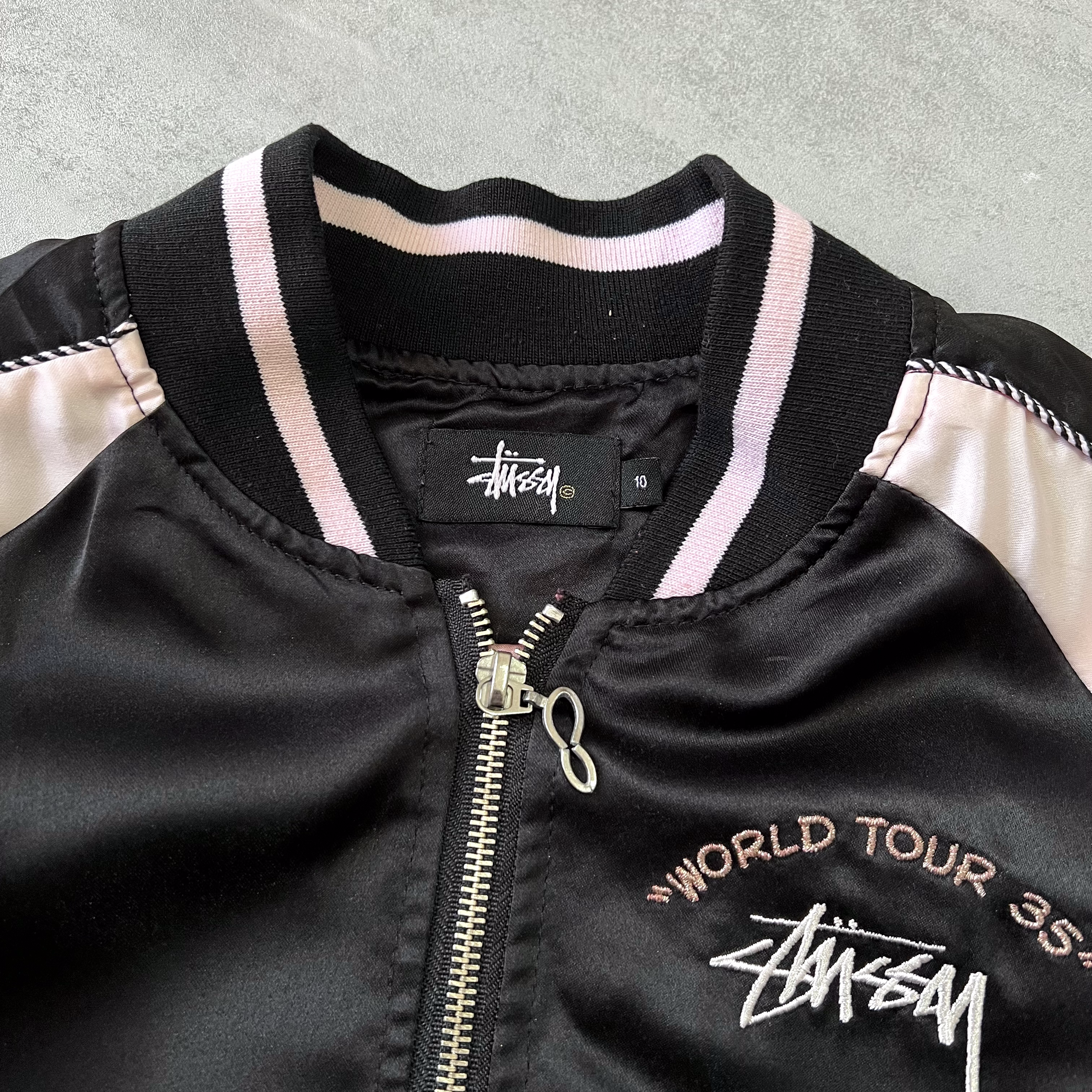 Stussy RARE 2000s varsity jacket (S)