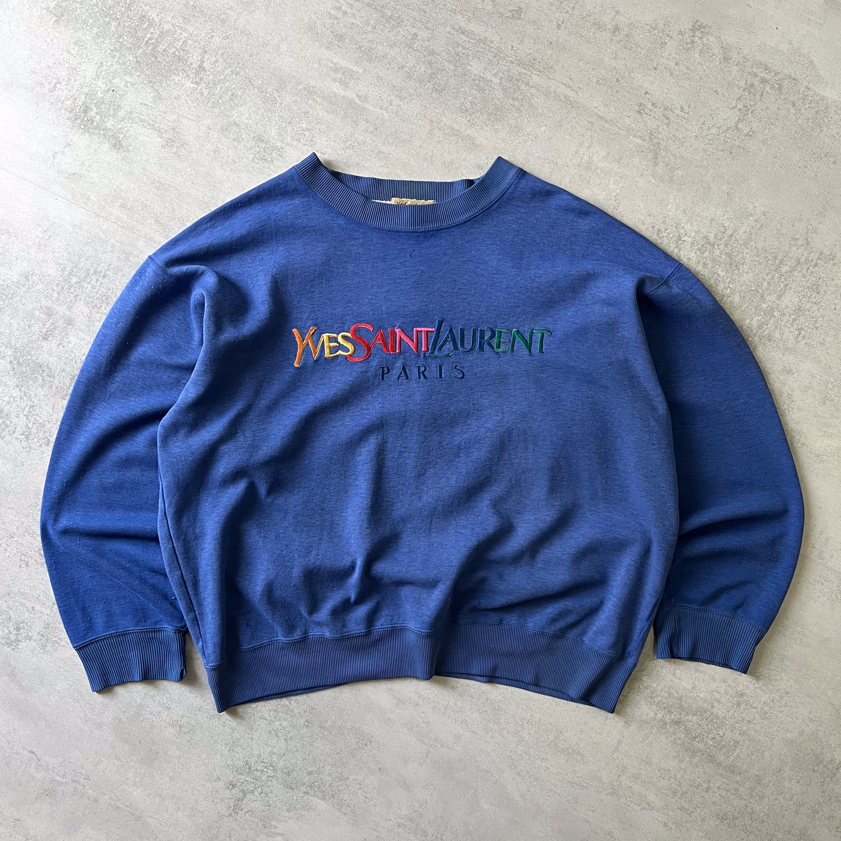 YSL RARE 1990s crewneck sweatshirt (L)