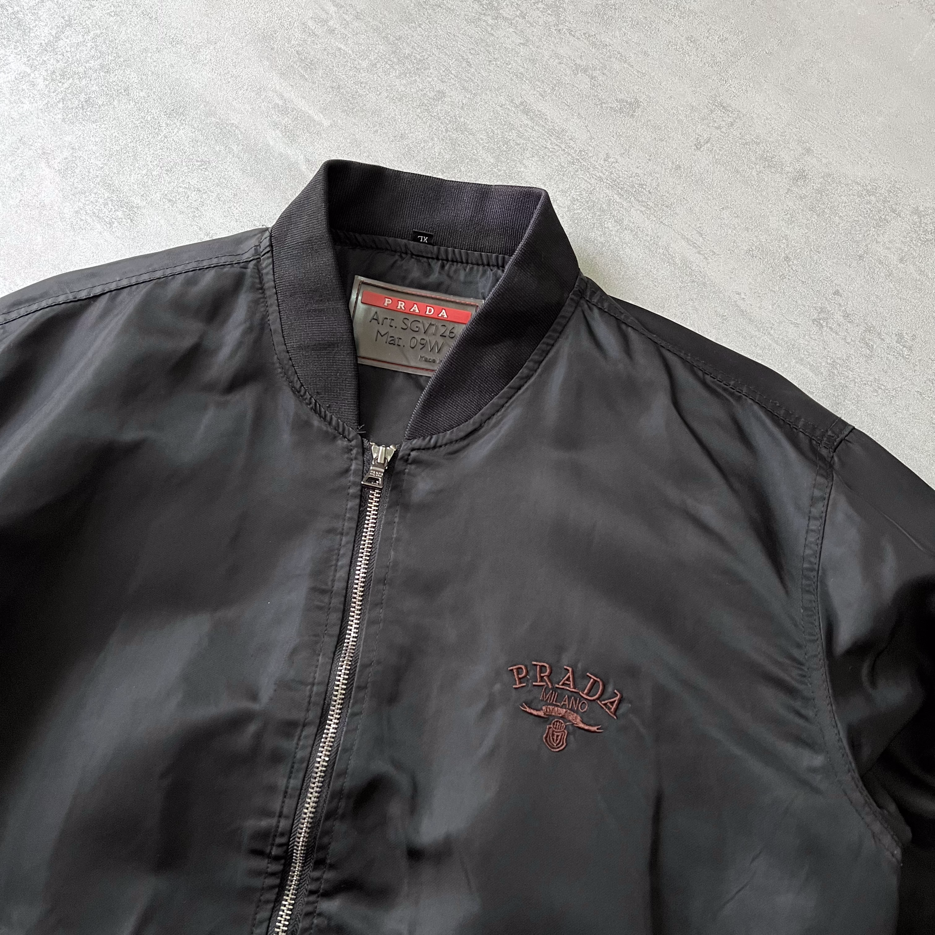 Prada RARE 2000s varsity jacket (M)