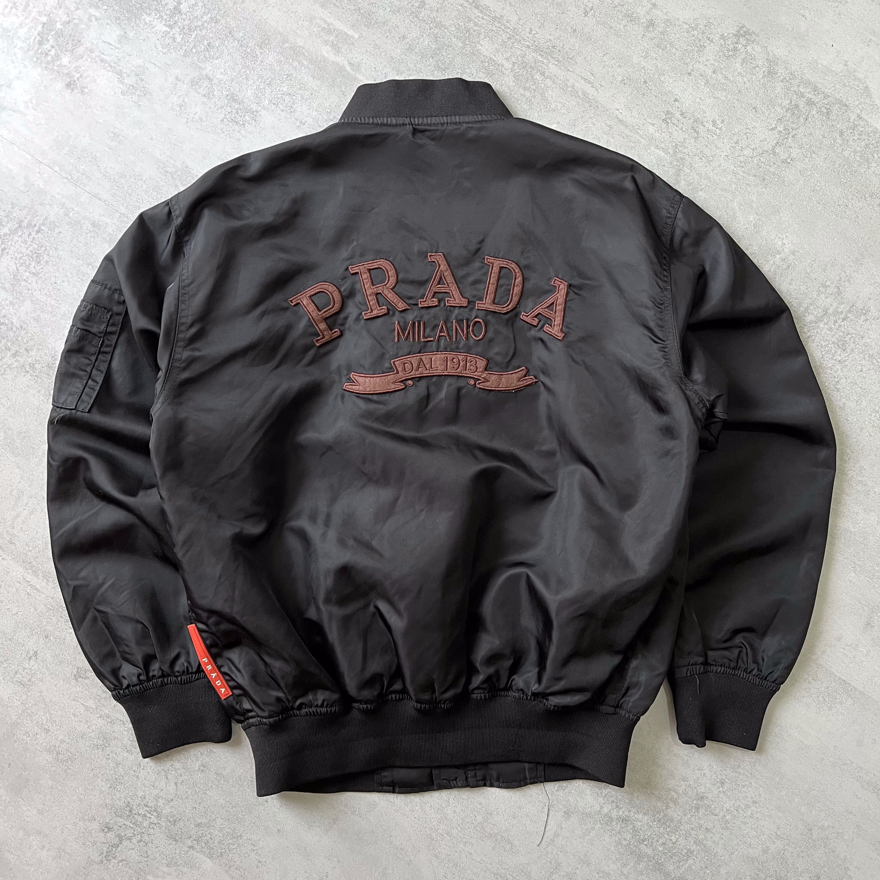 Prada RARE 2000s varsity jacket (M)