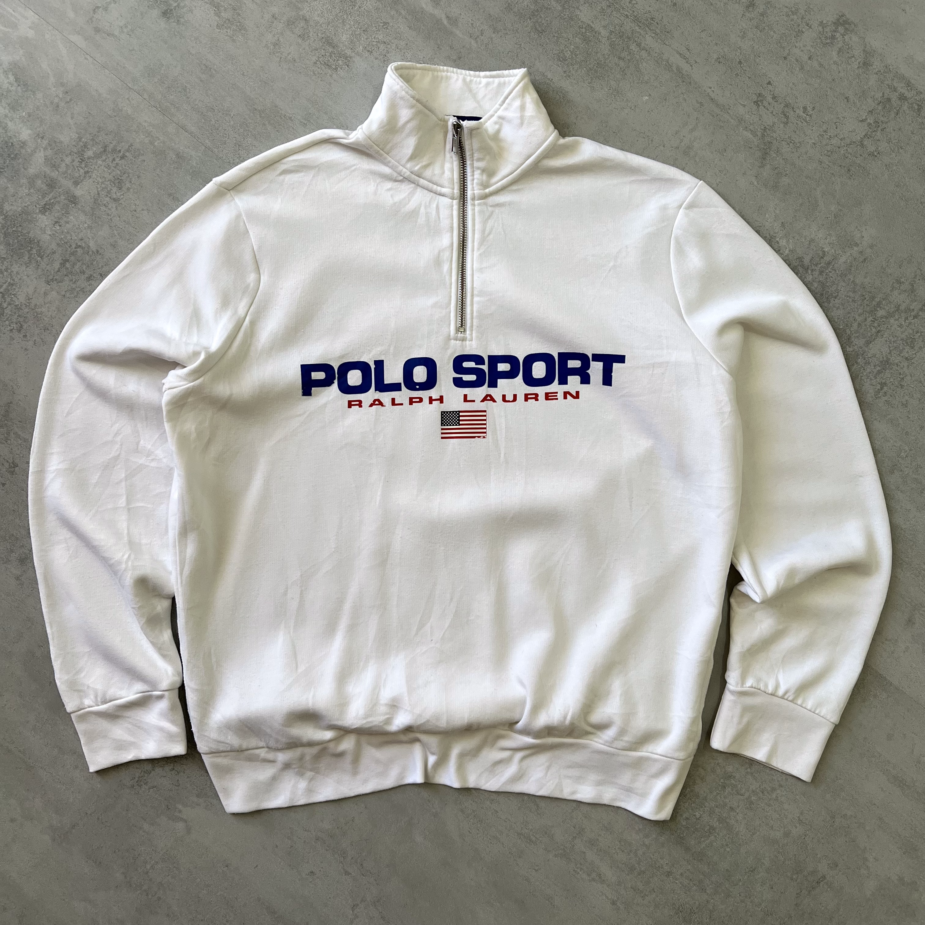 Ralph Lauren 2000s 1/4 zip sweatshirt (L)