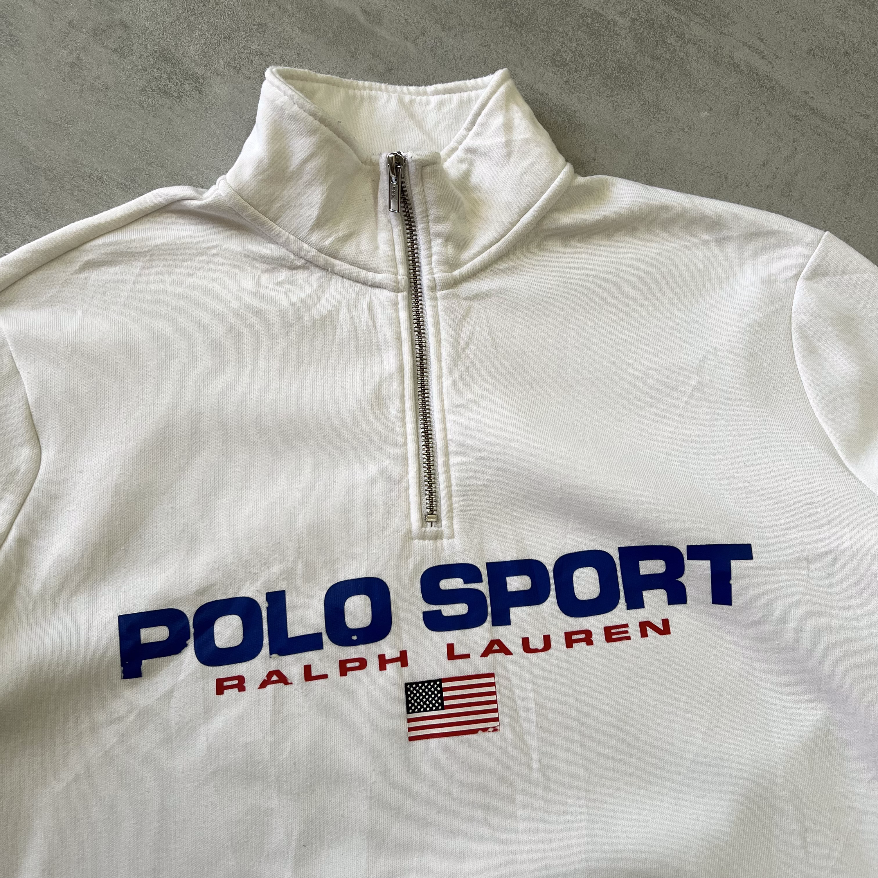 Ralph Lauren 2000s 1/4 zip sweatshirt (L)