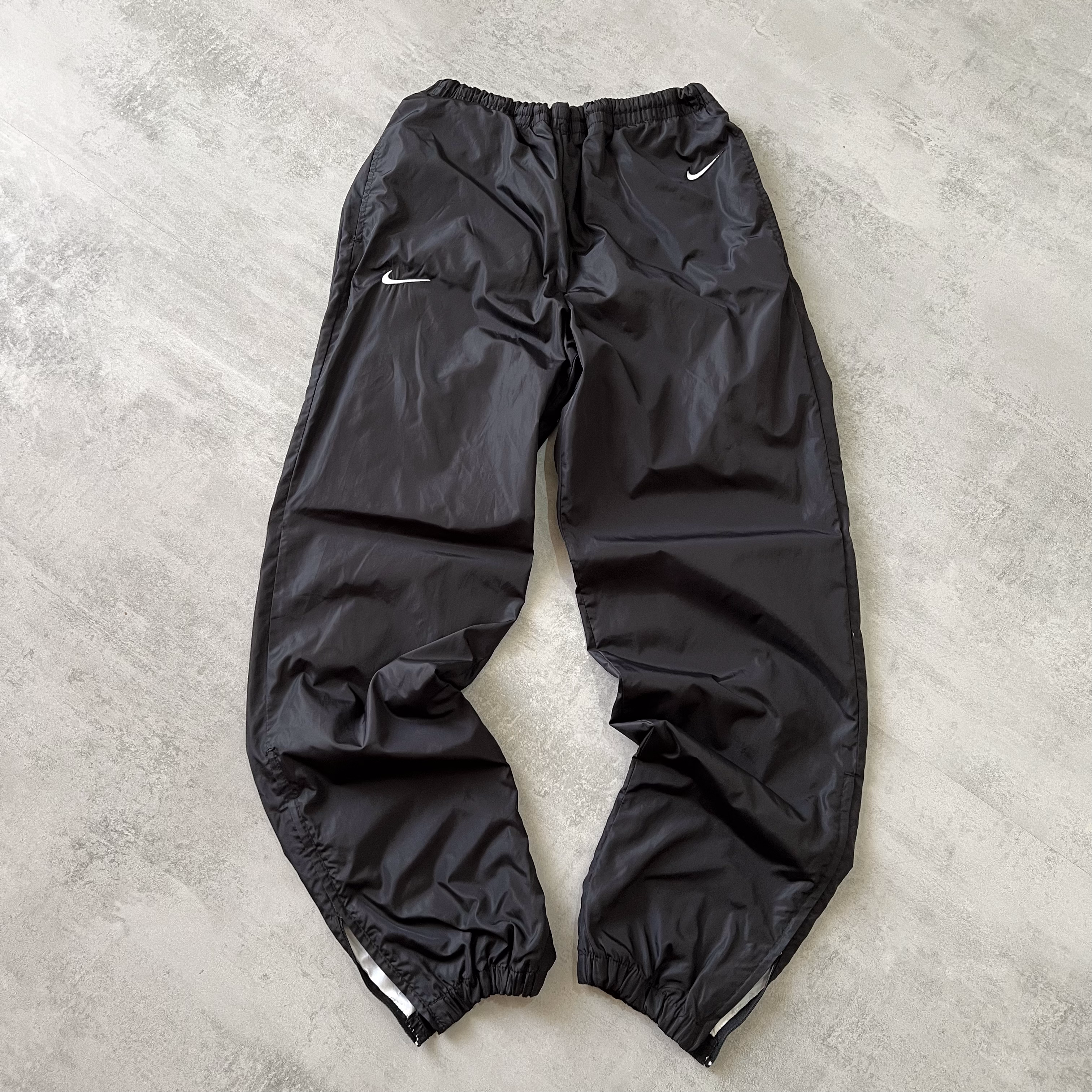 Nike 1990s double swoosh trackpants (M)