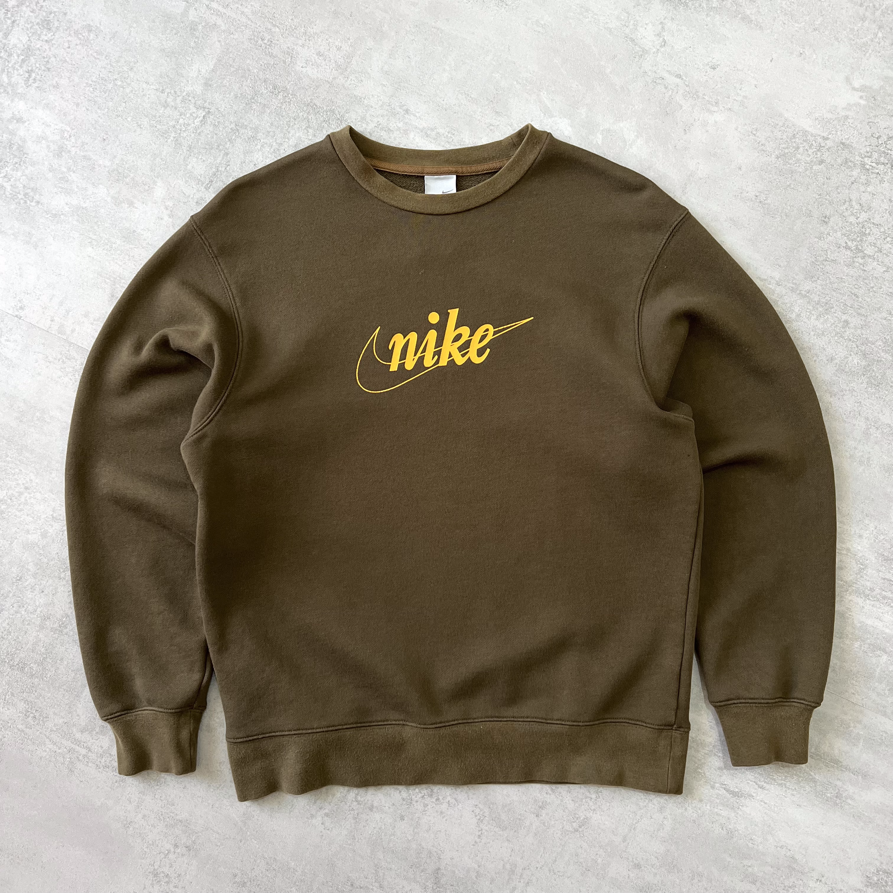 Nike 1990s heavyweight emboredired sweatshirt (L)