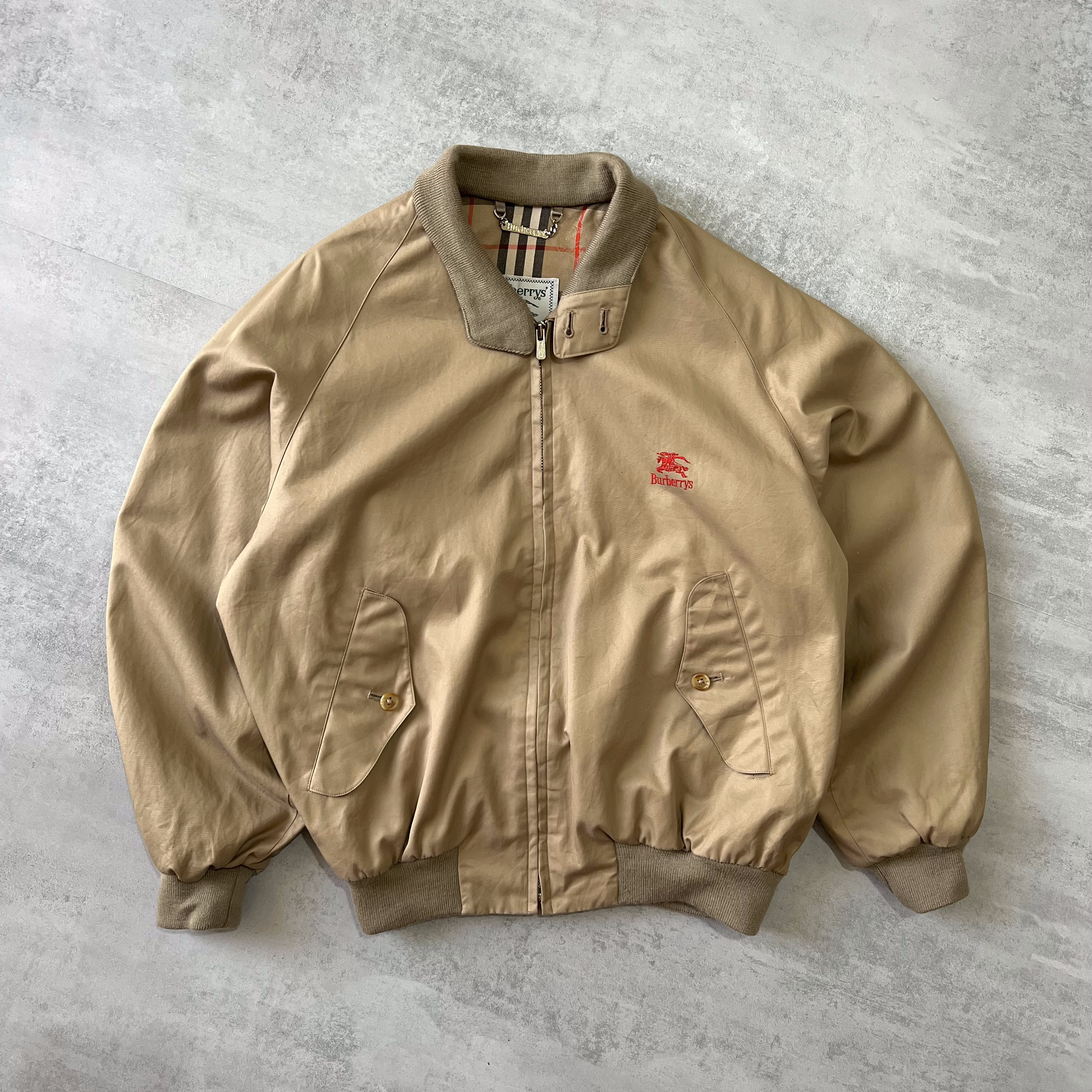 Burberrys 1990s harrignton jacket (M)