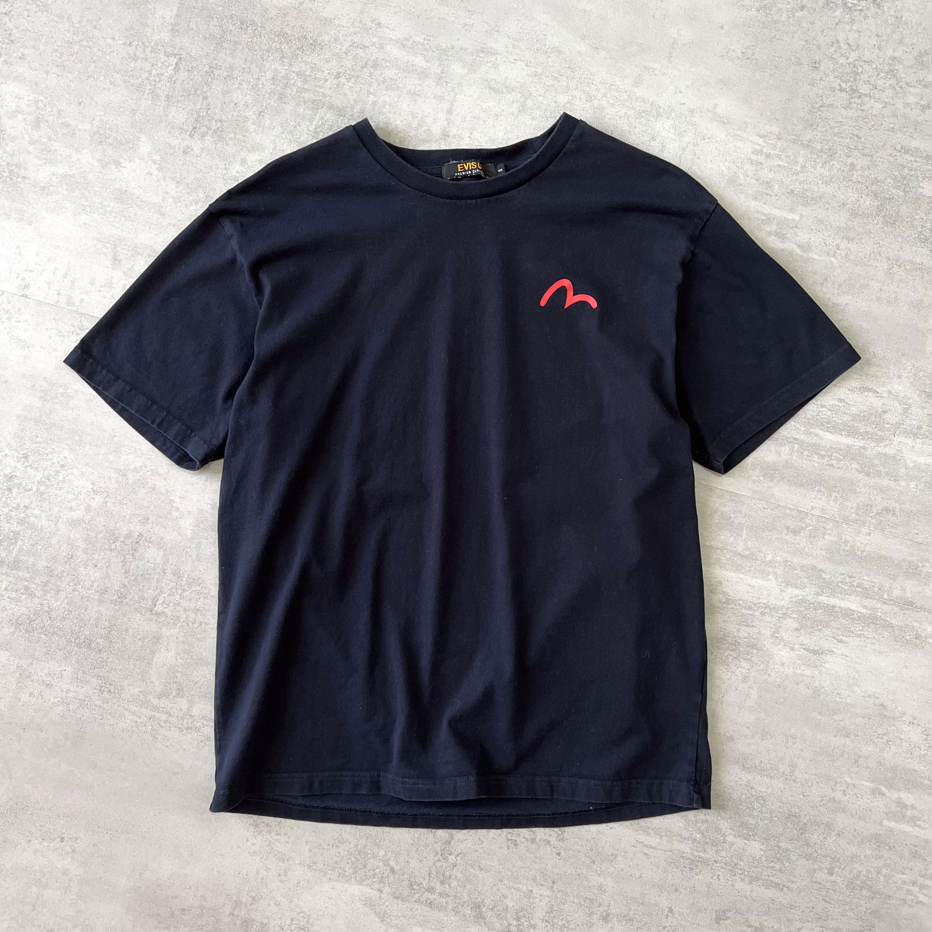 Evisu 1990s heavyweight spellout t-shirt (M)