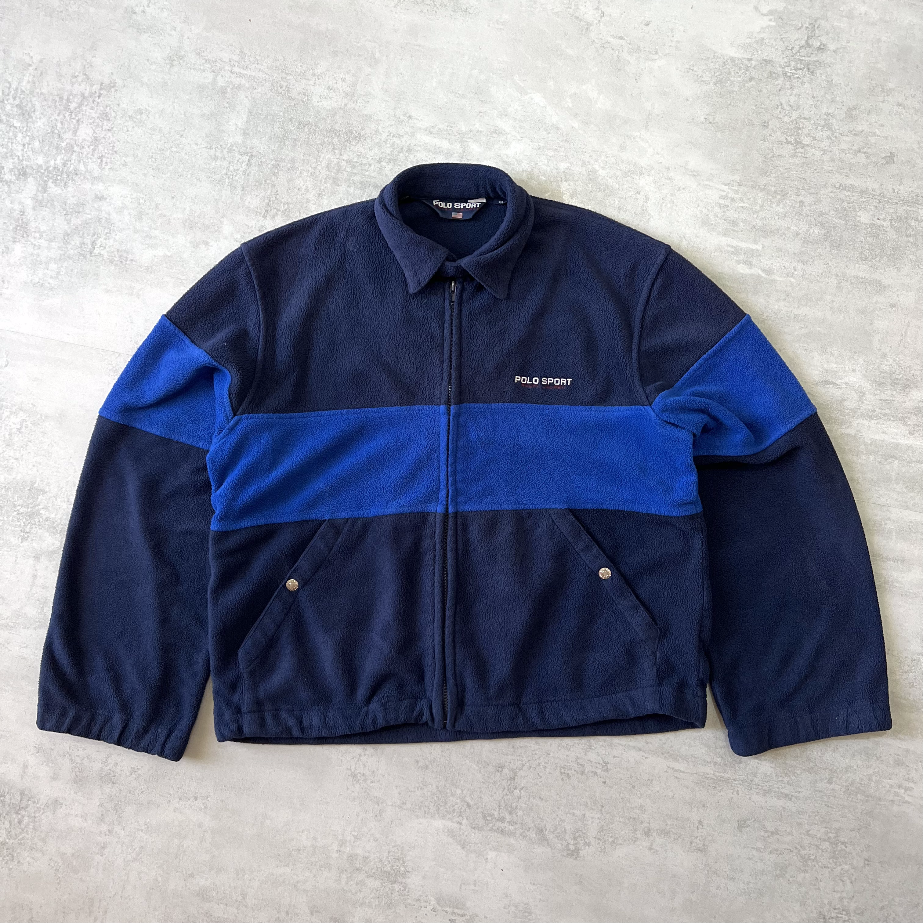 Polo Sport Ralph Lauren RARE 1990s heavyweight fleece jacket (M)
