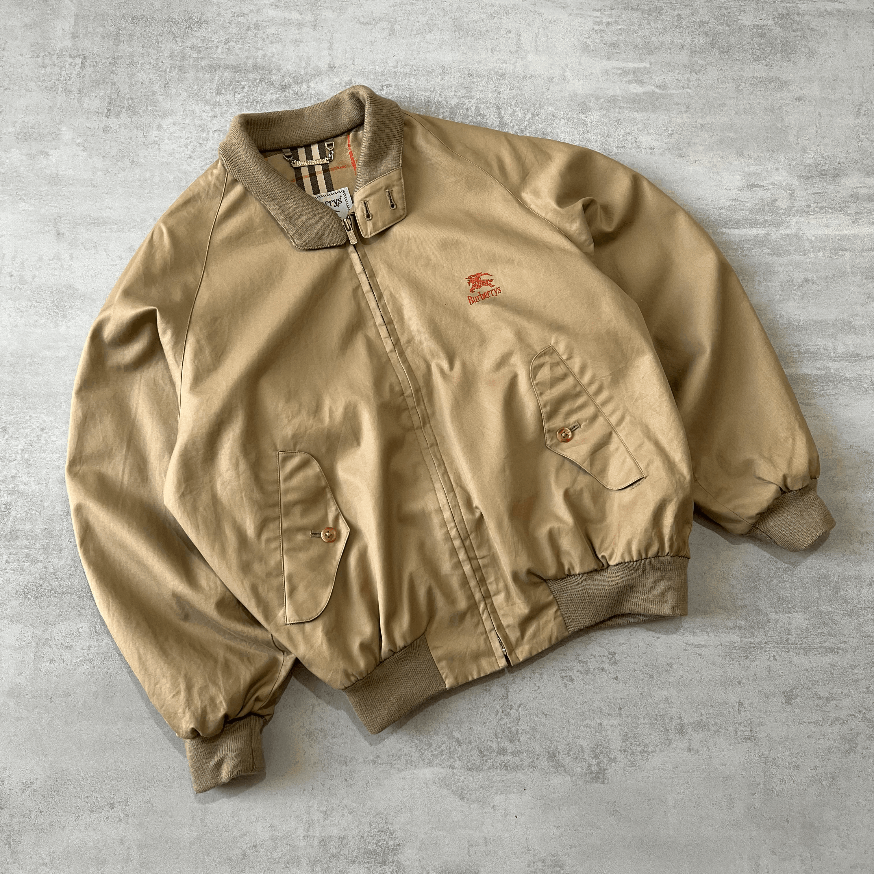 Burberrys 1990s harrignton jacket (M)