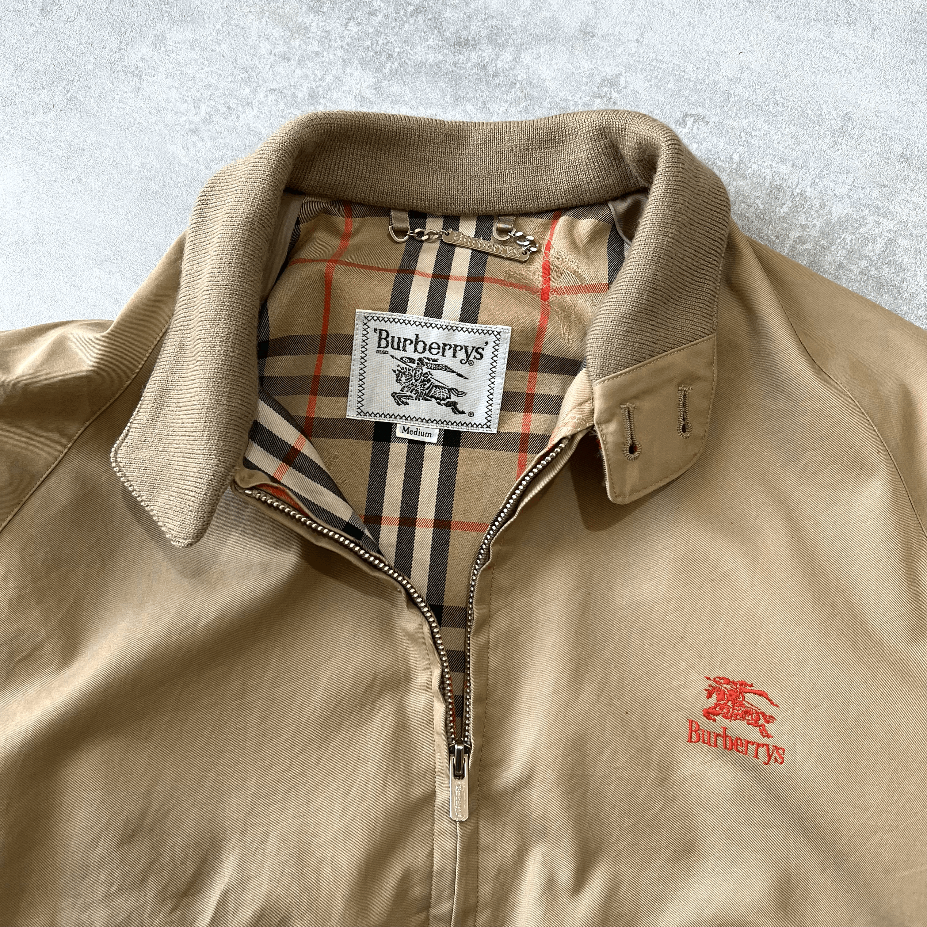 Burberrys 1990s harrignton jacket (M)