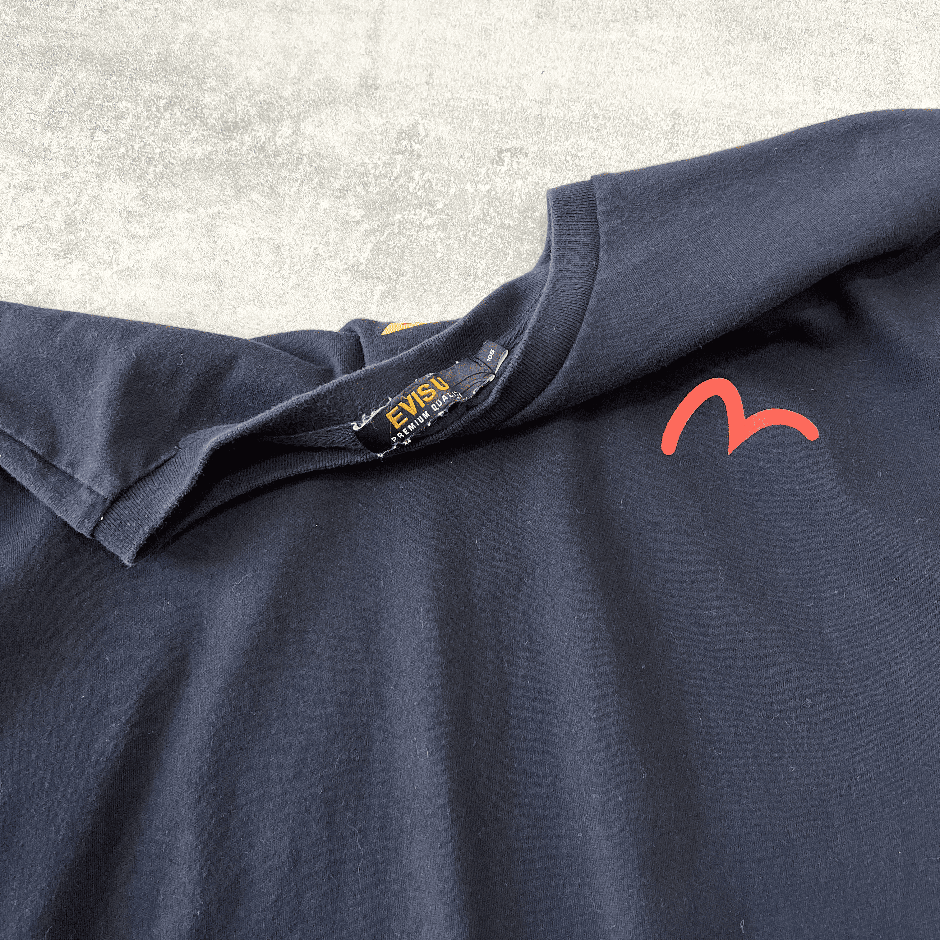 Evisu 1990s heavyweight spellout t-shirt (M)