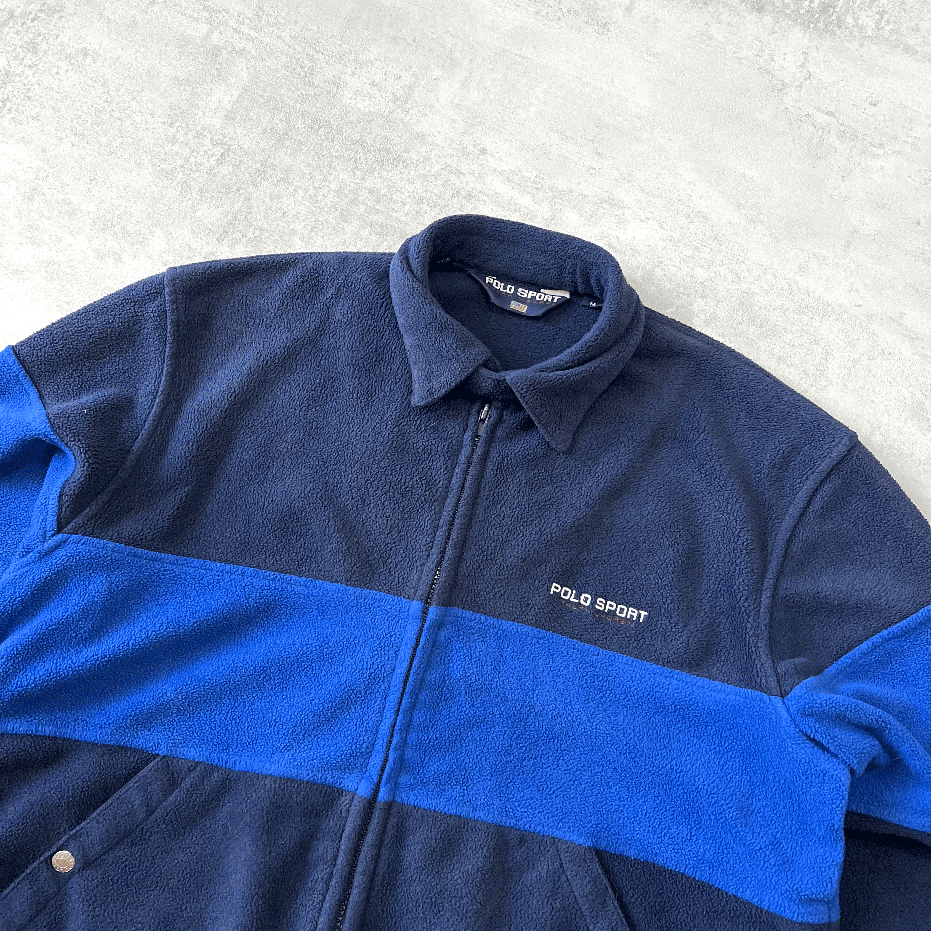 Polo Sport Ralph Lauren RARE 1990s heavyweight fleece jacket (M)