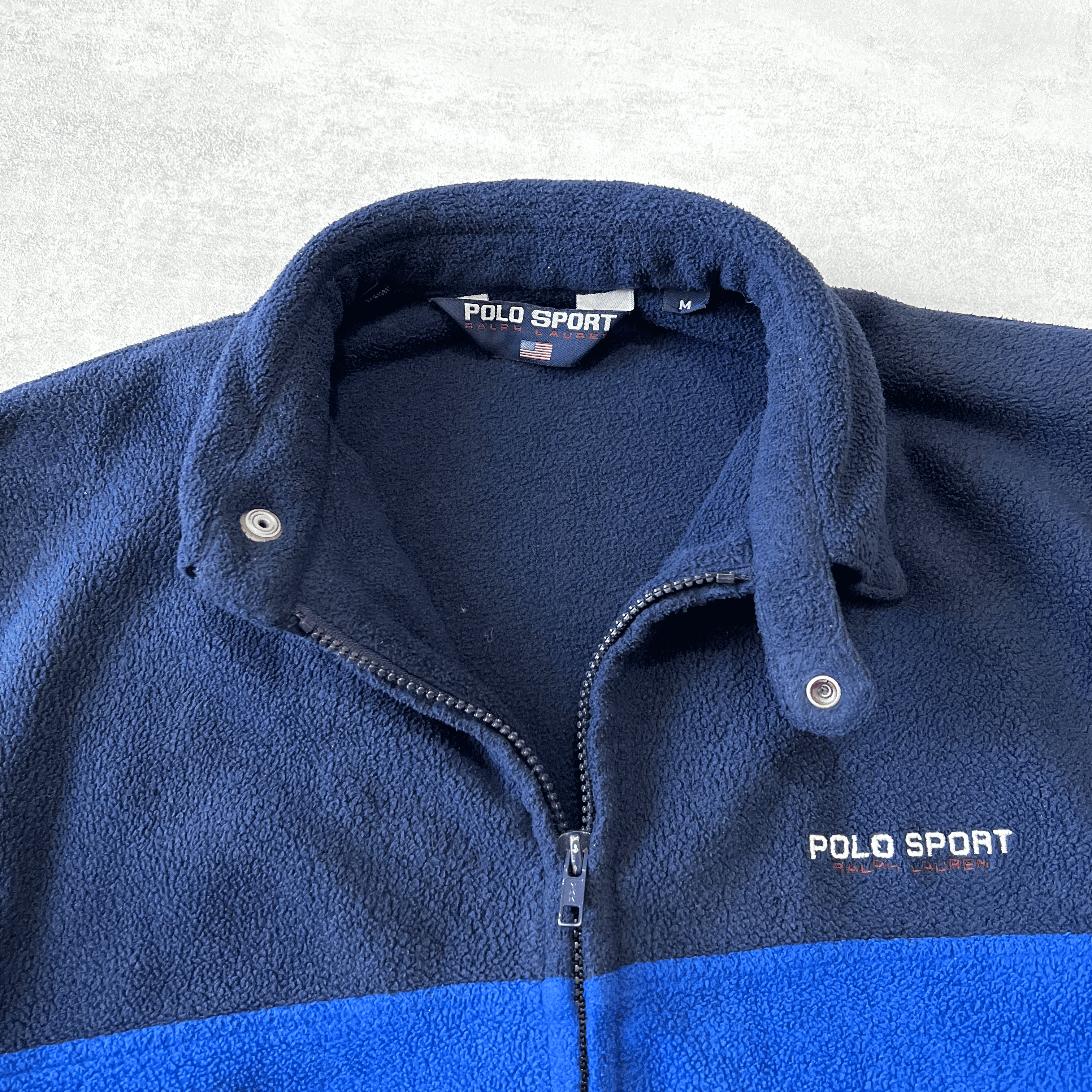 Polo Sport Ralph Lauren RARE 1990s heavyweight fleece jacket (M)