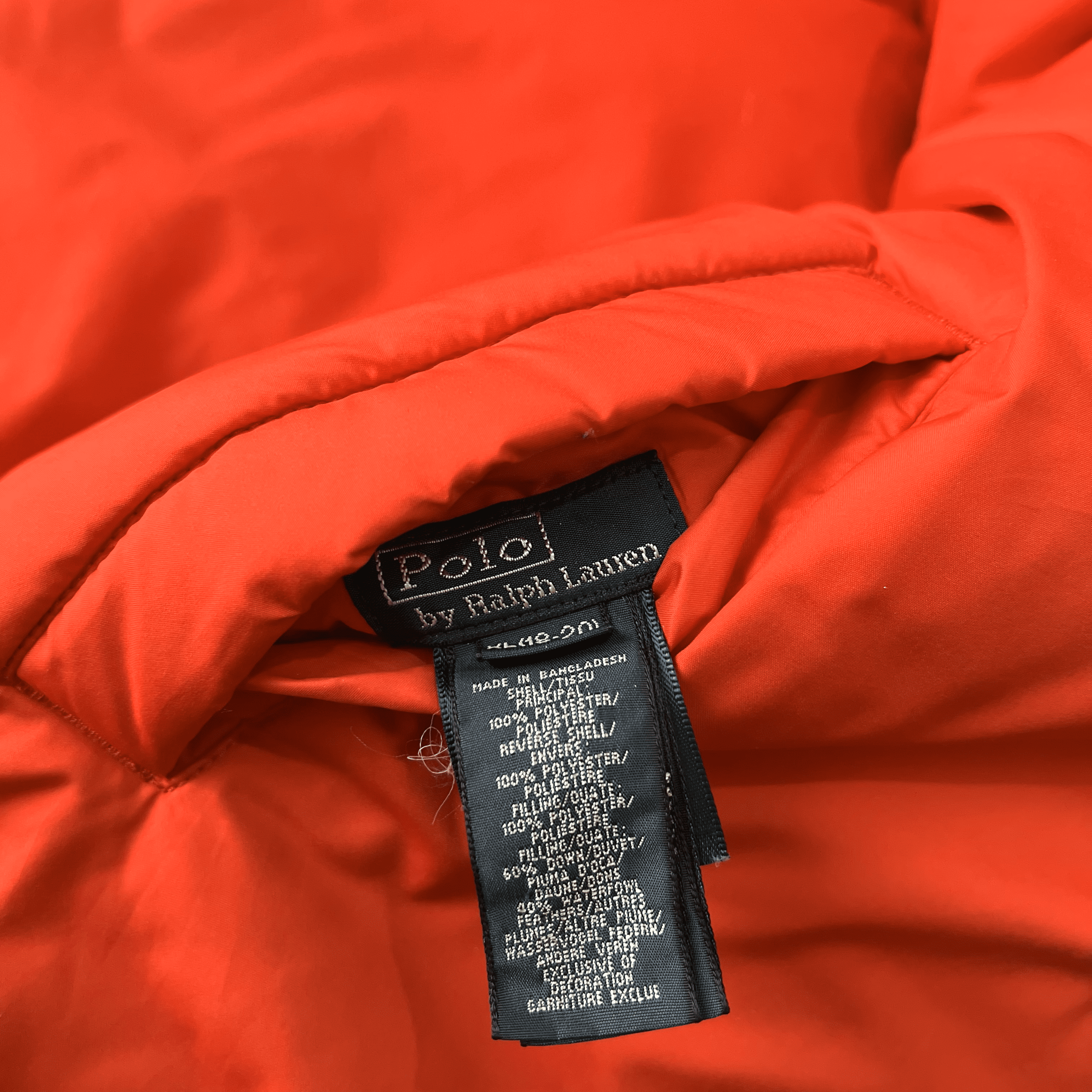 Ralph Lauren 1990s down puffer gilet (XL)