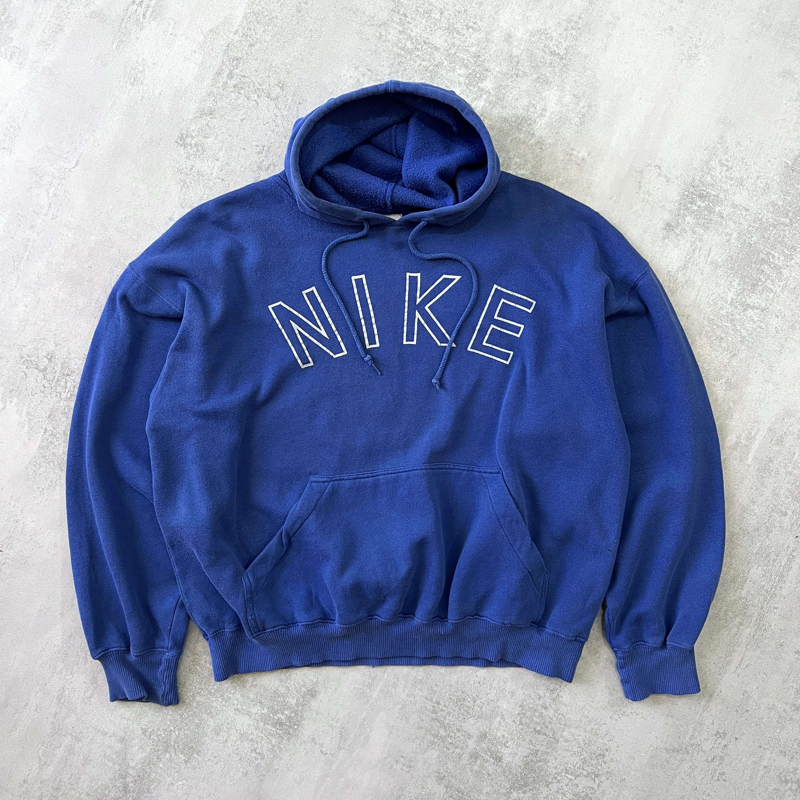 Nike 1990s heavyweight spellout hoodie (S)