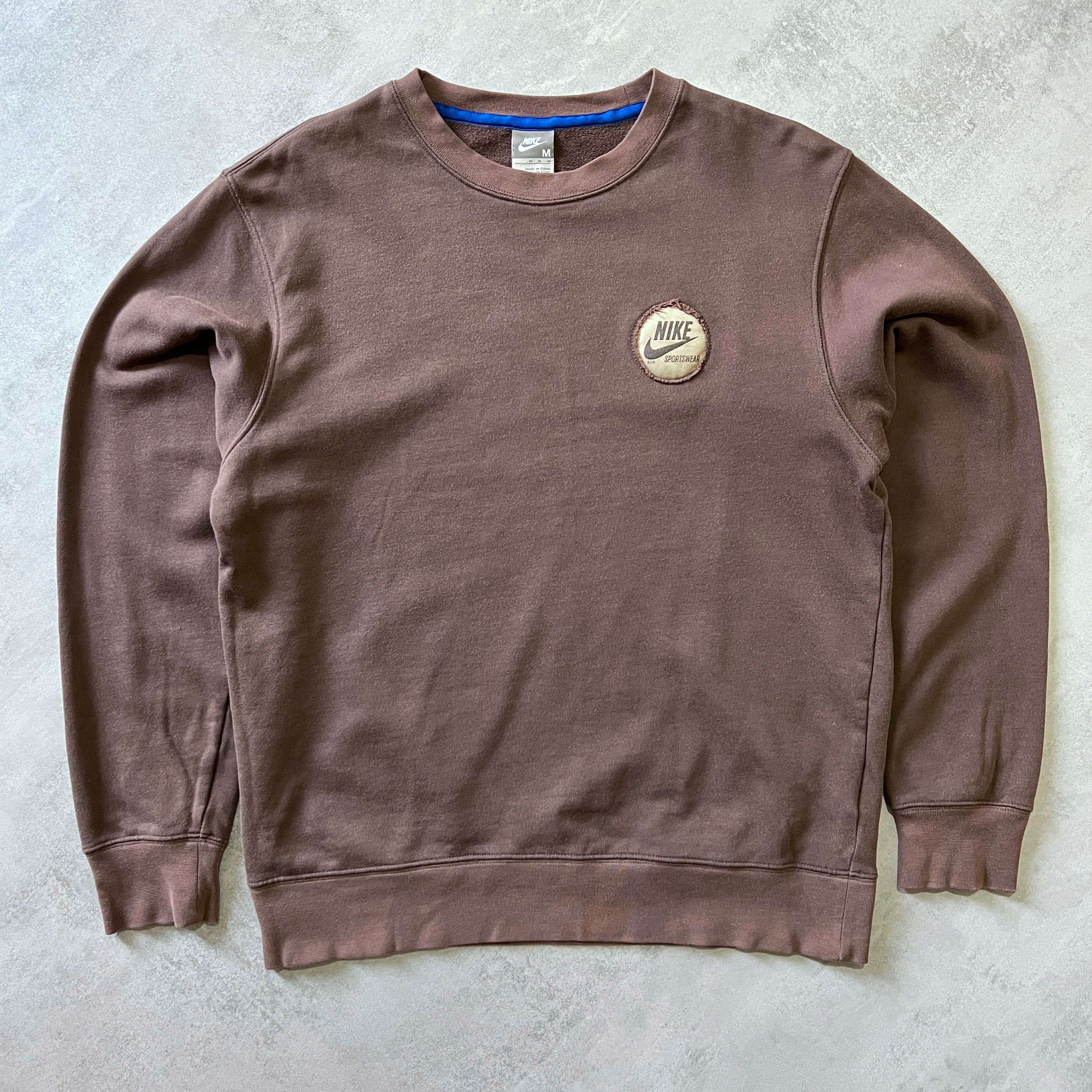 Nike 2000s BROWN sweatshirt (M)