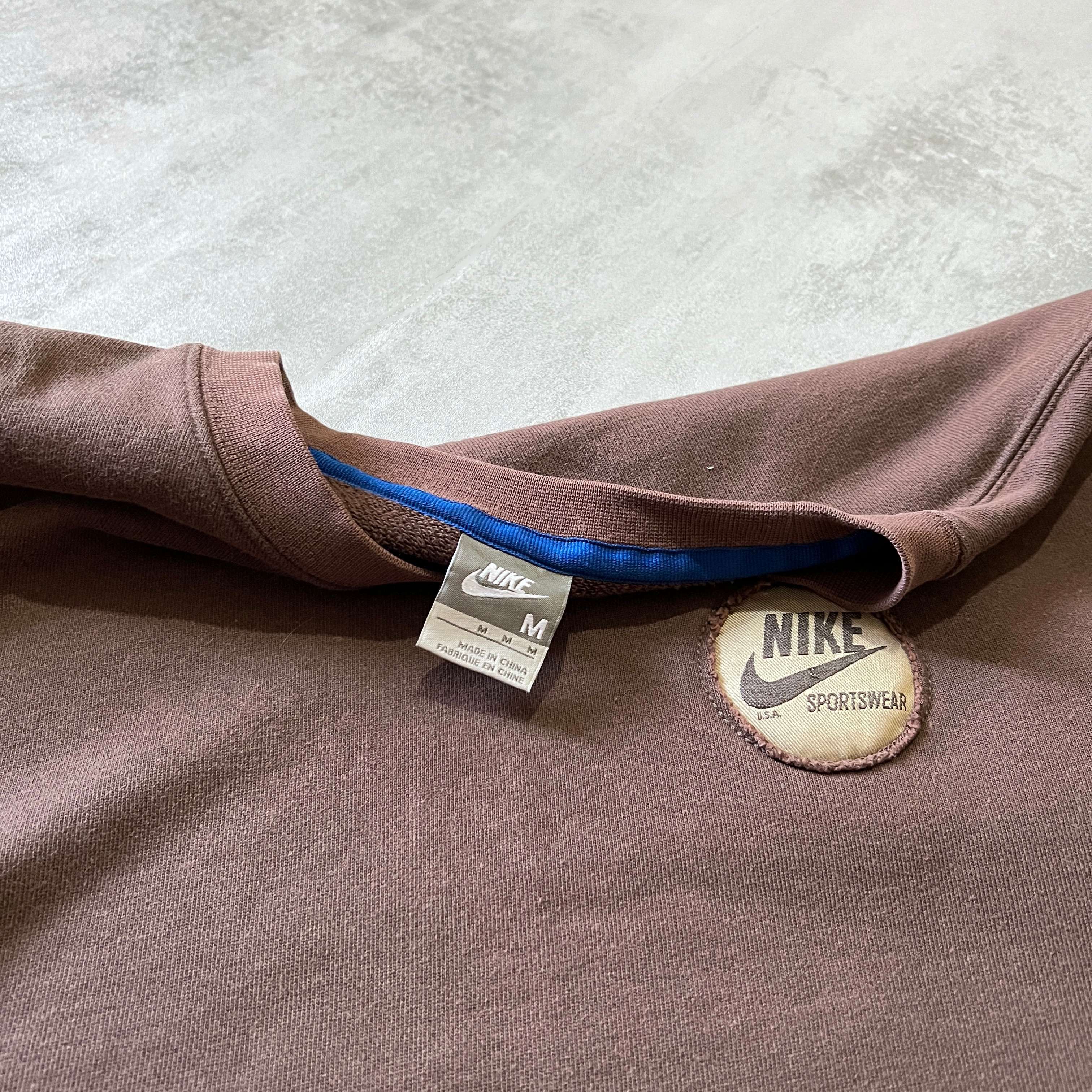 Nike 2000s BROWN sweatshirt (M)