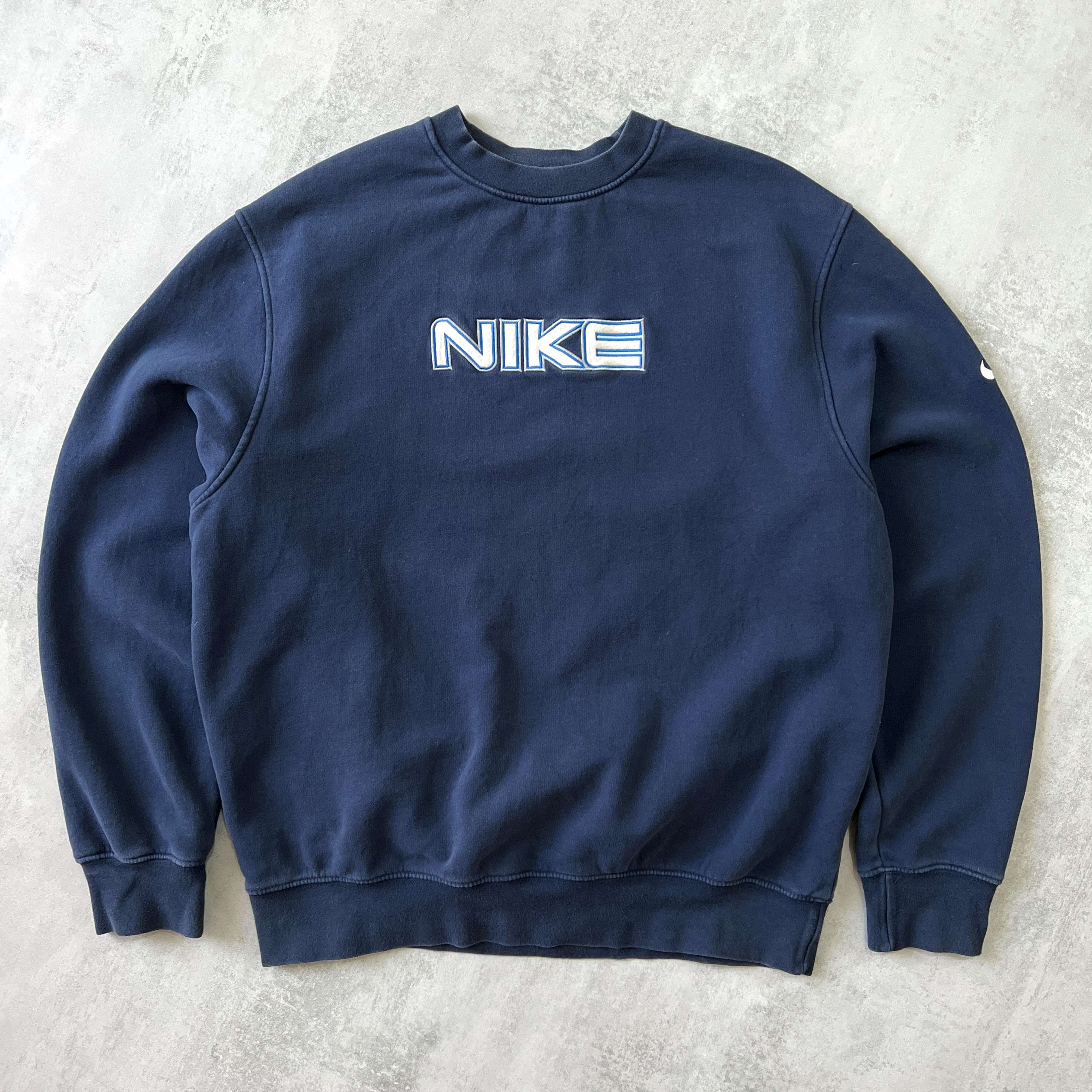 Nike 2000s heavyweight embroidered sweatshirt (L)