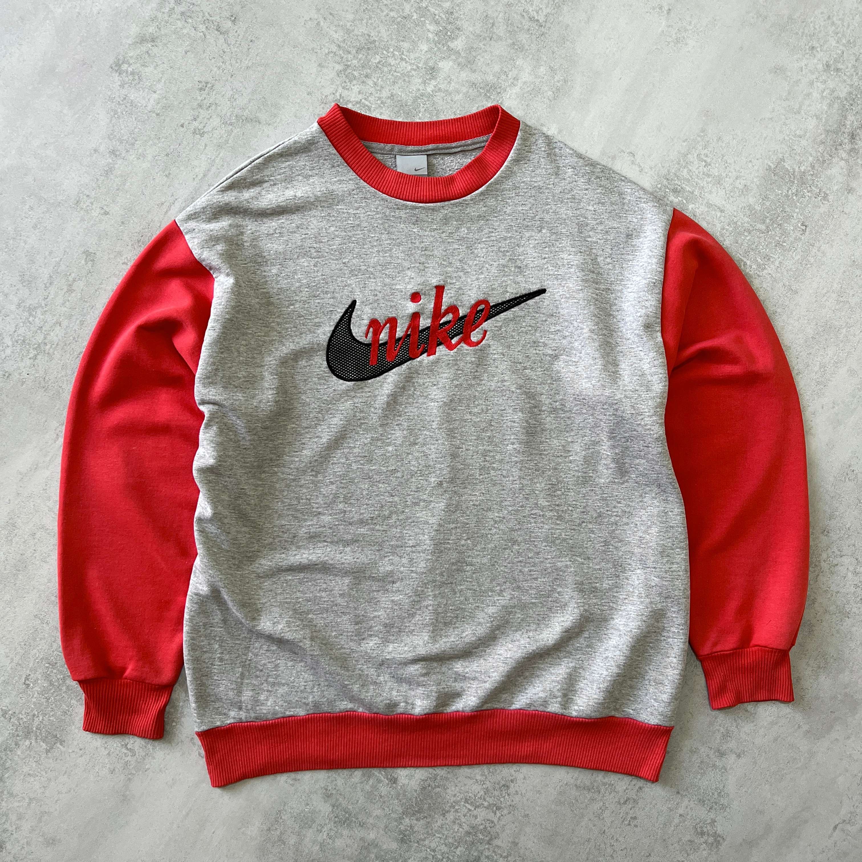 Nike 2000s heavyweight embroidered sweatshirt (XL)