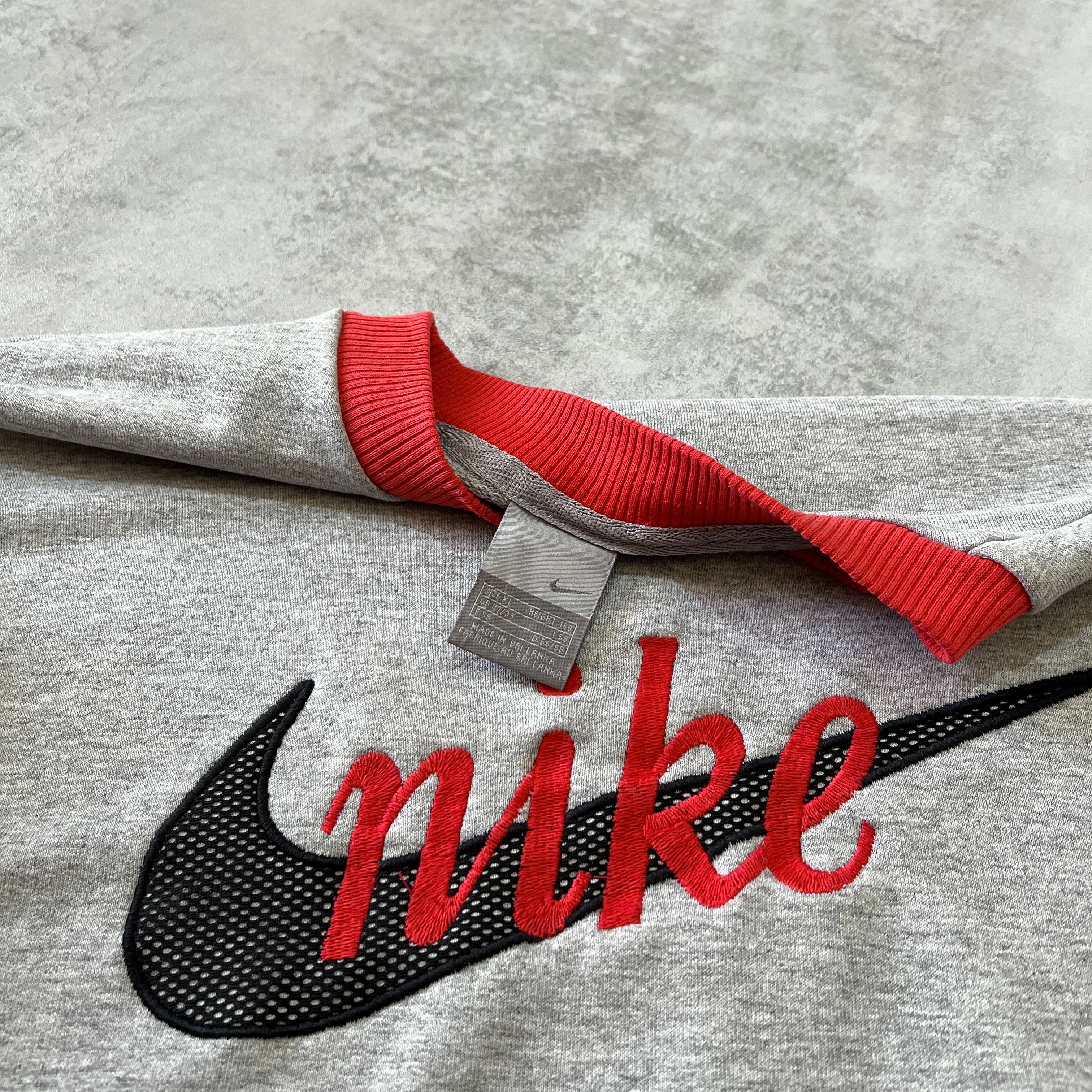 Nike 2000s heavyweight embroidered sweatshirt (XL)
