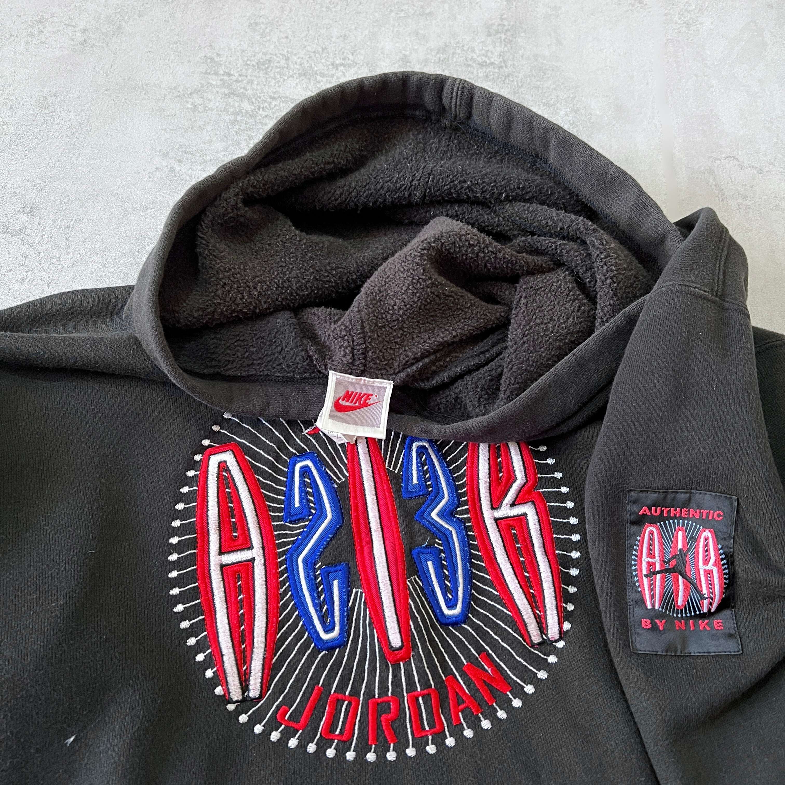 Nike RARE 1990s Air Jordan heavyweight crewneck hoodie (L)