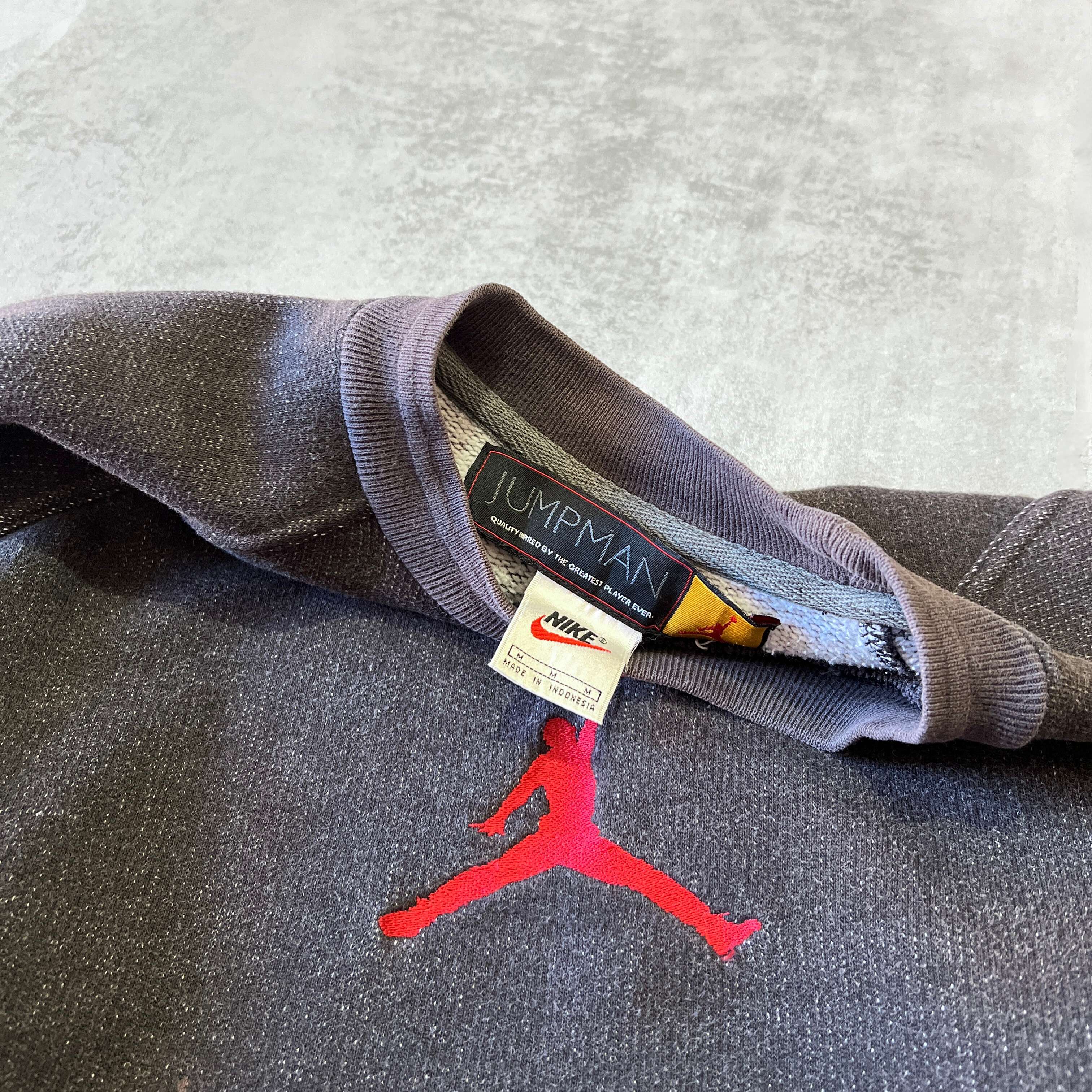 Nike RARE 1990s Air Jordan heavyweight embroidered sweatshirt (L)