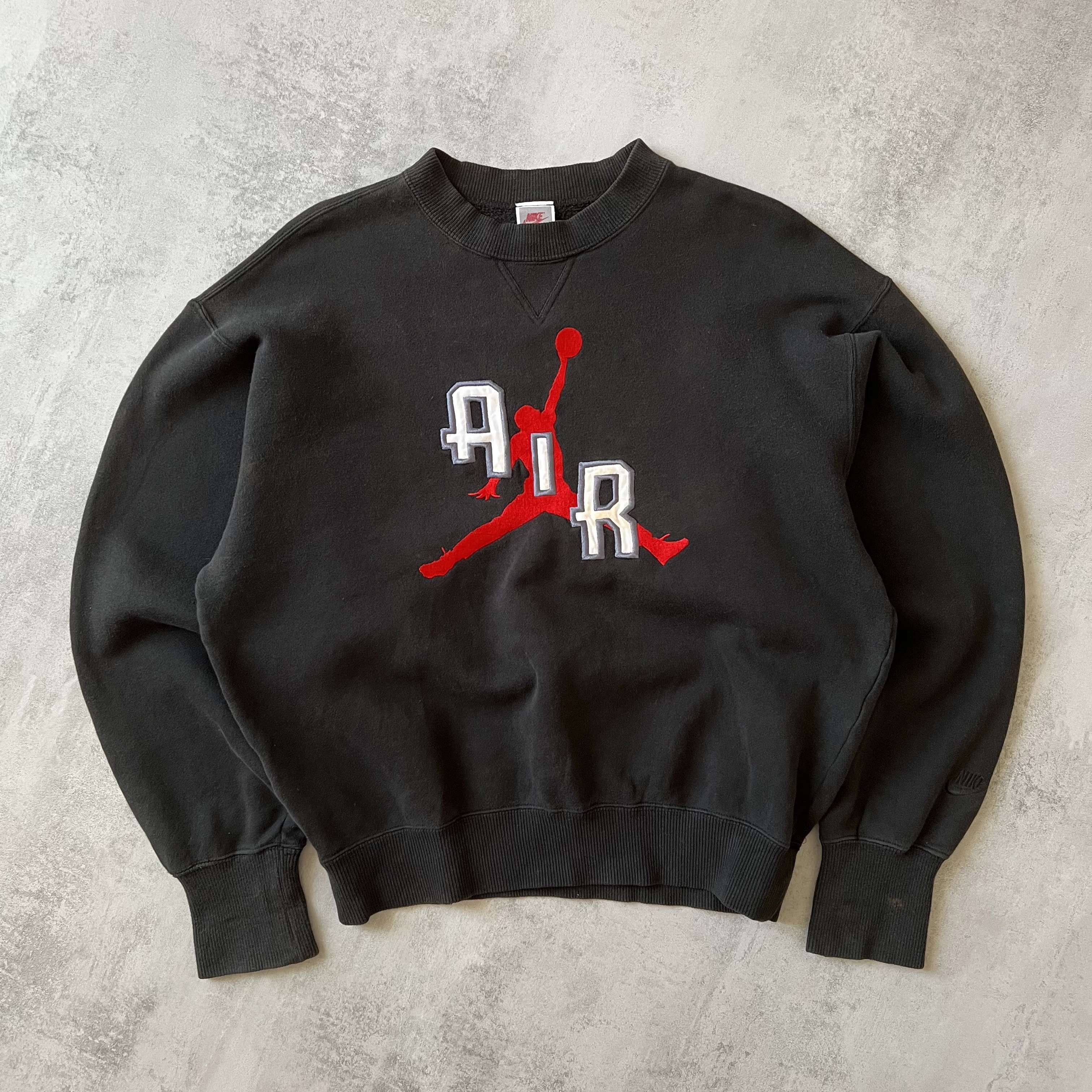 Nike RARE 1990s Air Jordan heavyweight embroidered sweatshirt (M)