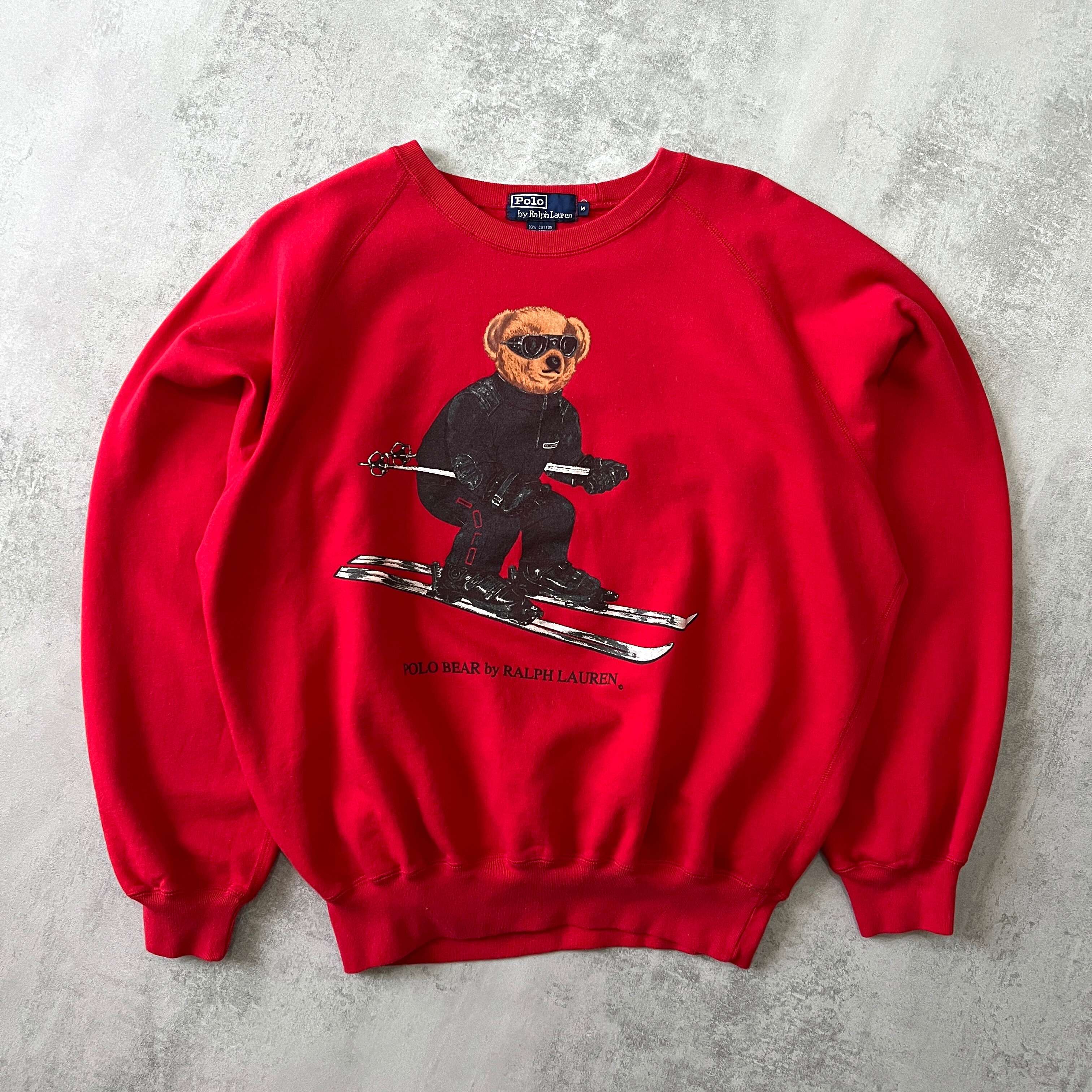 Ralph Lauren 1990s heavyweight embroidered sweatshirt (M)