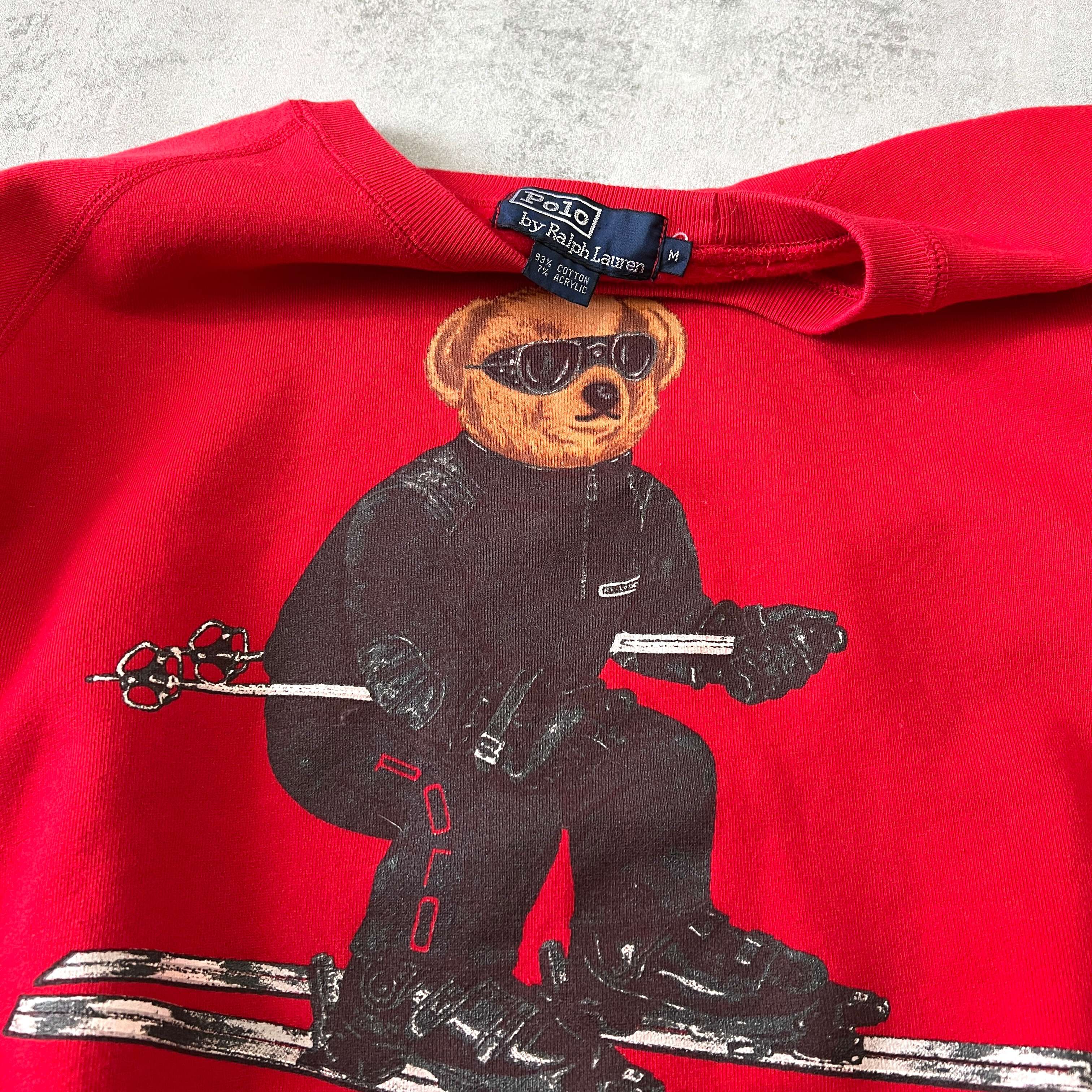 Ralph Lauren 1990s heavyweight embroidered sweatshirt (M)