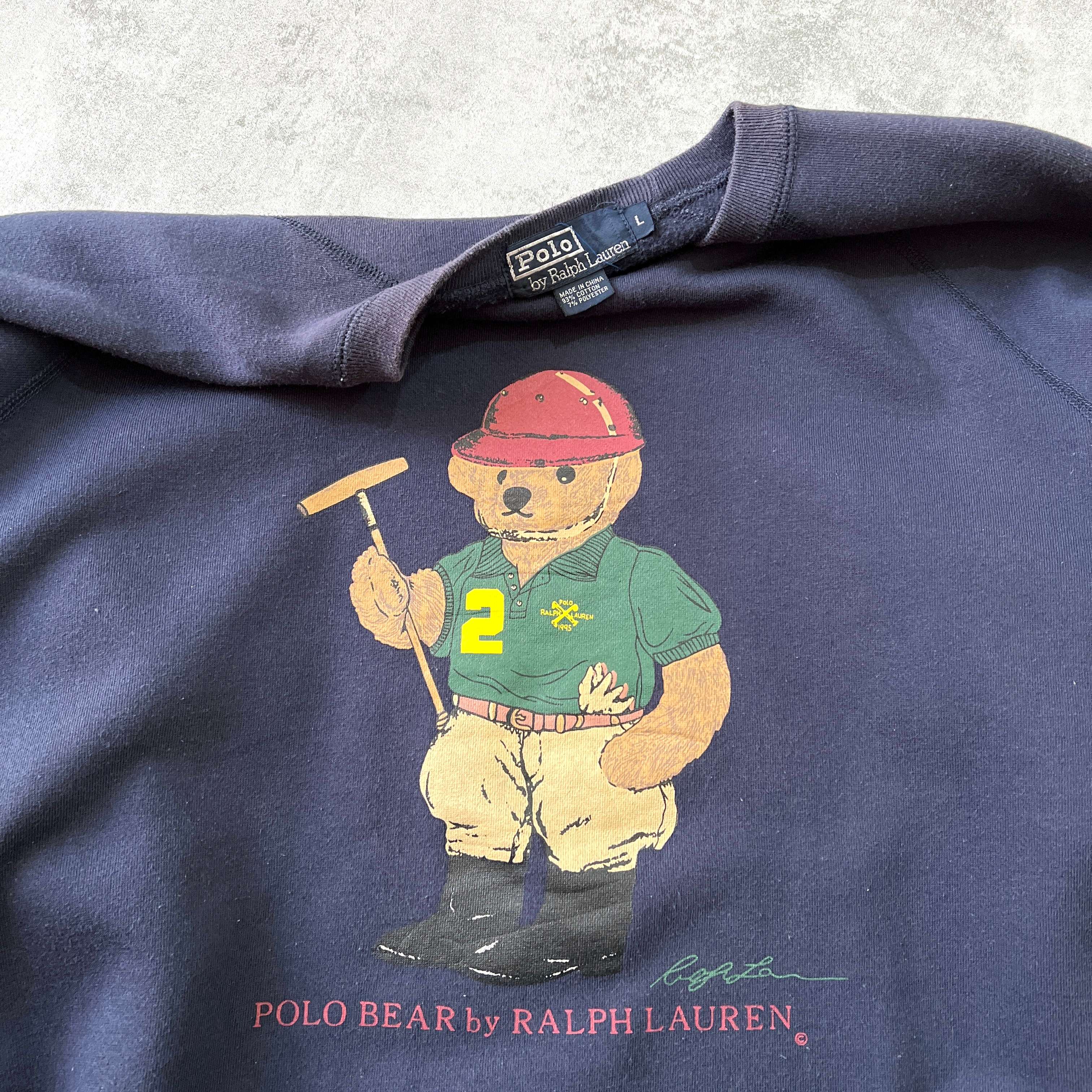 Polo Sport Ralph Lauren 1990s heavyweight embroidered sweatshirt (L)