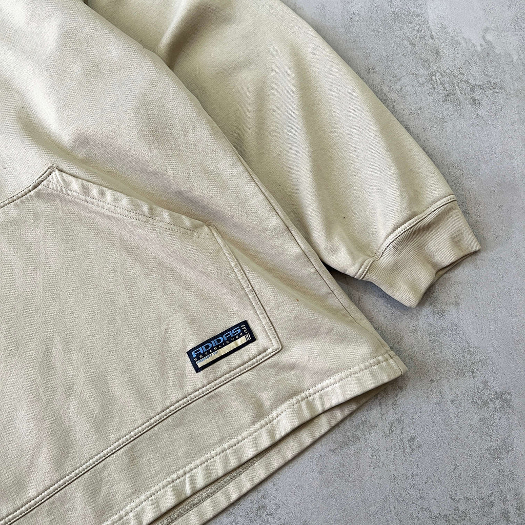Adidas 1990s embroidered hoodie (XXL)