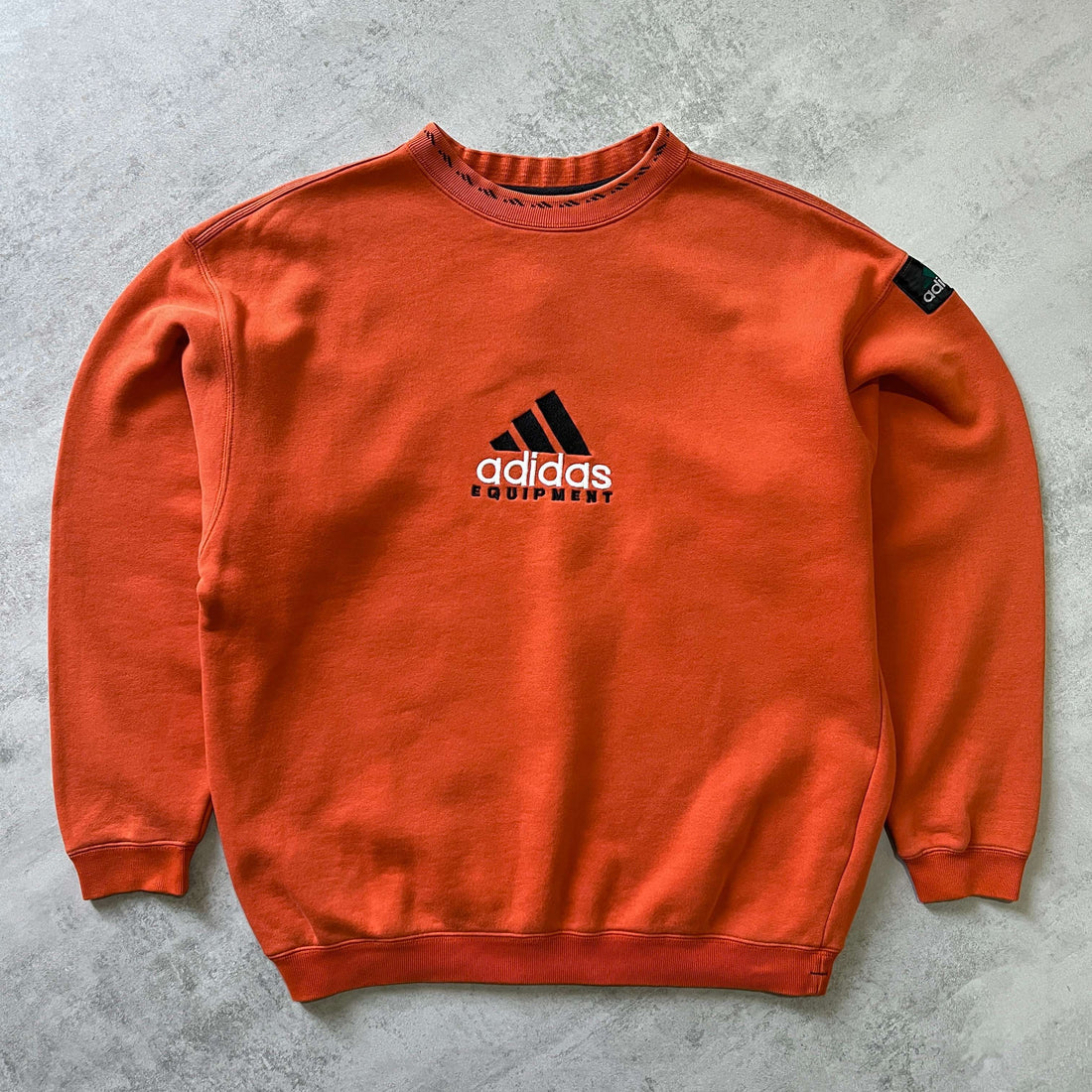 Adidas Equipment 1990s heavyweight embroidered sweatshirt (M)