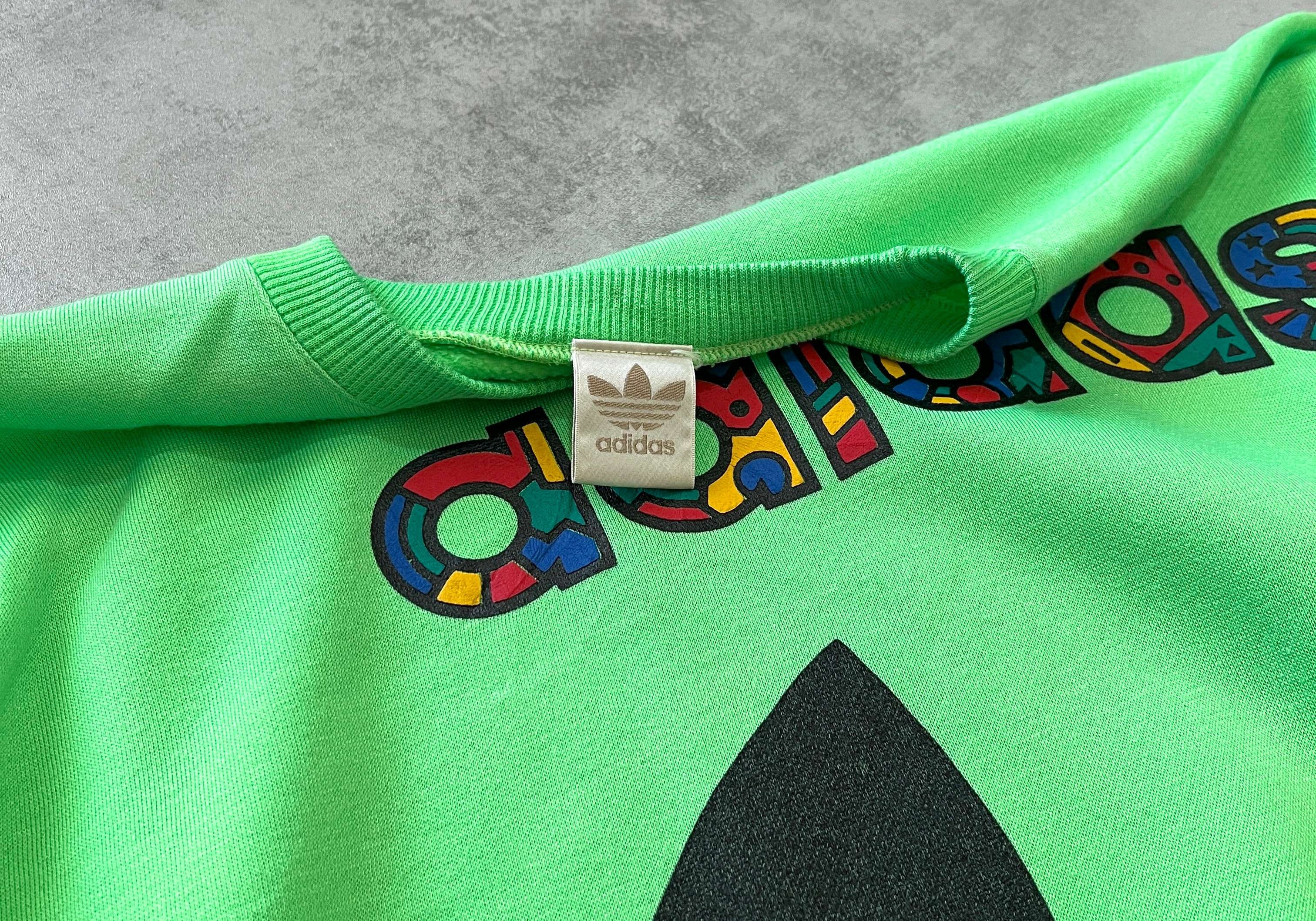 Adidas RARE 1990s embroidered crewneck sweatshirt (M)