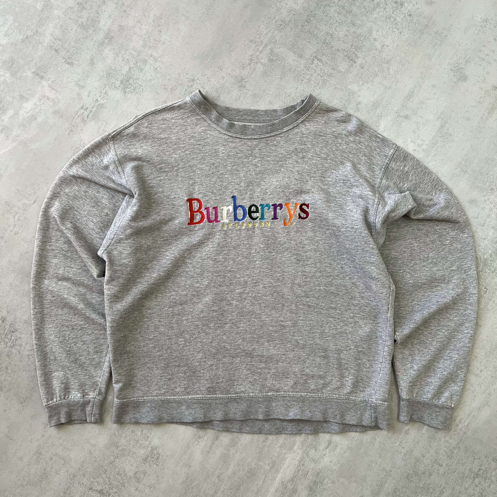 Burberry's 1990s embroidered sweatshirt (M)