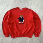 Burberry's 1990s heavyweight embroidered sweatshirt (S)