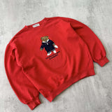 Burberry's 1990s heavyweight embroidered sweatshirt (S)