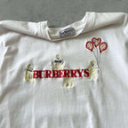 Burberry's Teddy RARE 1990s embroidered t-shirt (L)