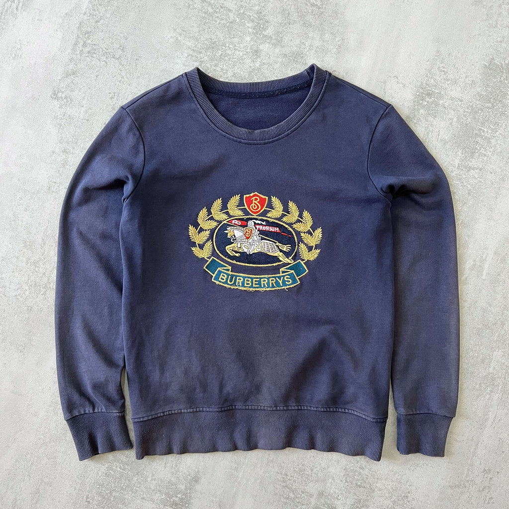 Burberry's 1990s embroidered sweatshirt (S)