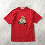 Burberry's 1990s women's embroidered t-shirt (M)