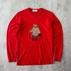 Burberry's RARE 1990s heavyweight longsleeve grapich sweatshirt (M)