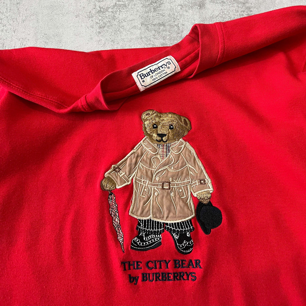 Burberry's RARE 1990s heavyweight longsleeve grapich sweatshirt (M)
