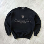 Dior RARE 1990s embroidered sweatshirt (M)