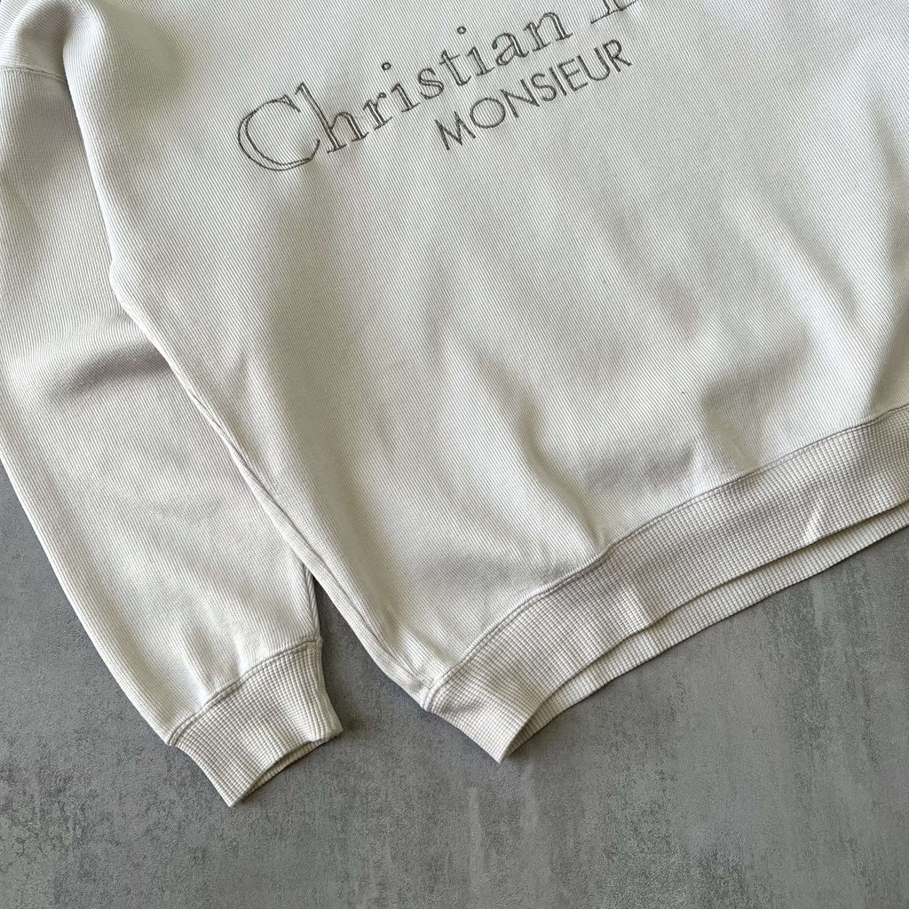 Dior RARE 1990s embroidered sweatshirt (M)