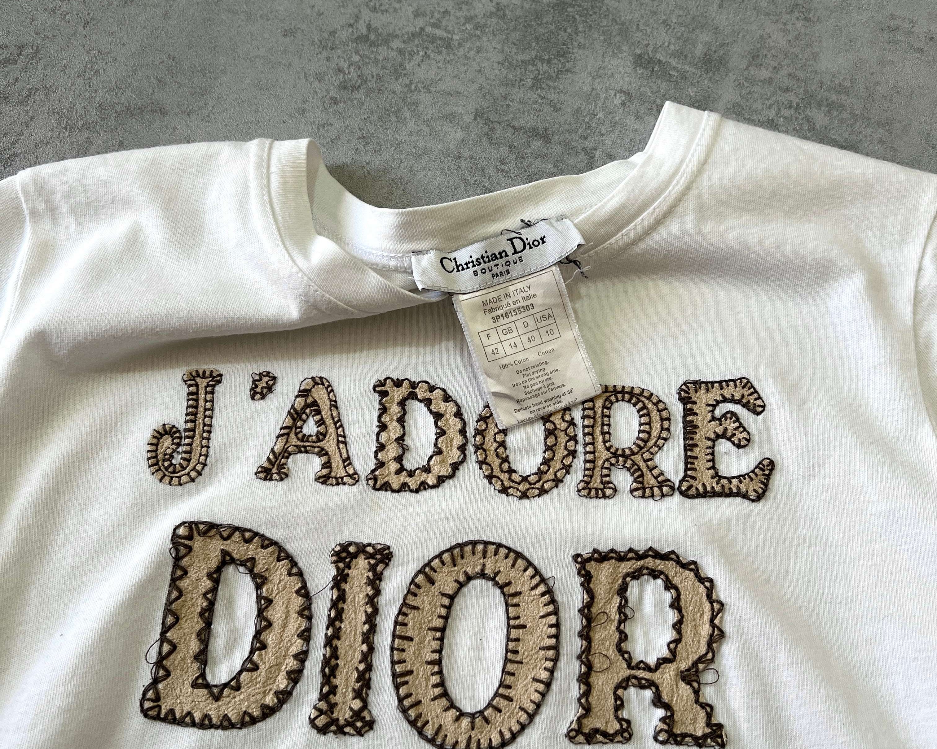 Dior 1990s women's embroidered top (M)