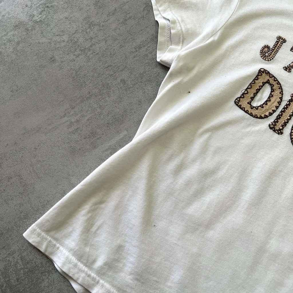 Dior 1990s women's embroidered top (M)