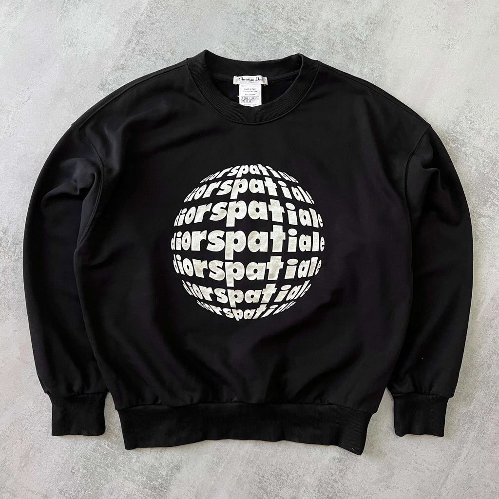 Dior RARE 1990s heavyweight spellout sweatshirt (M)